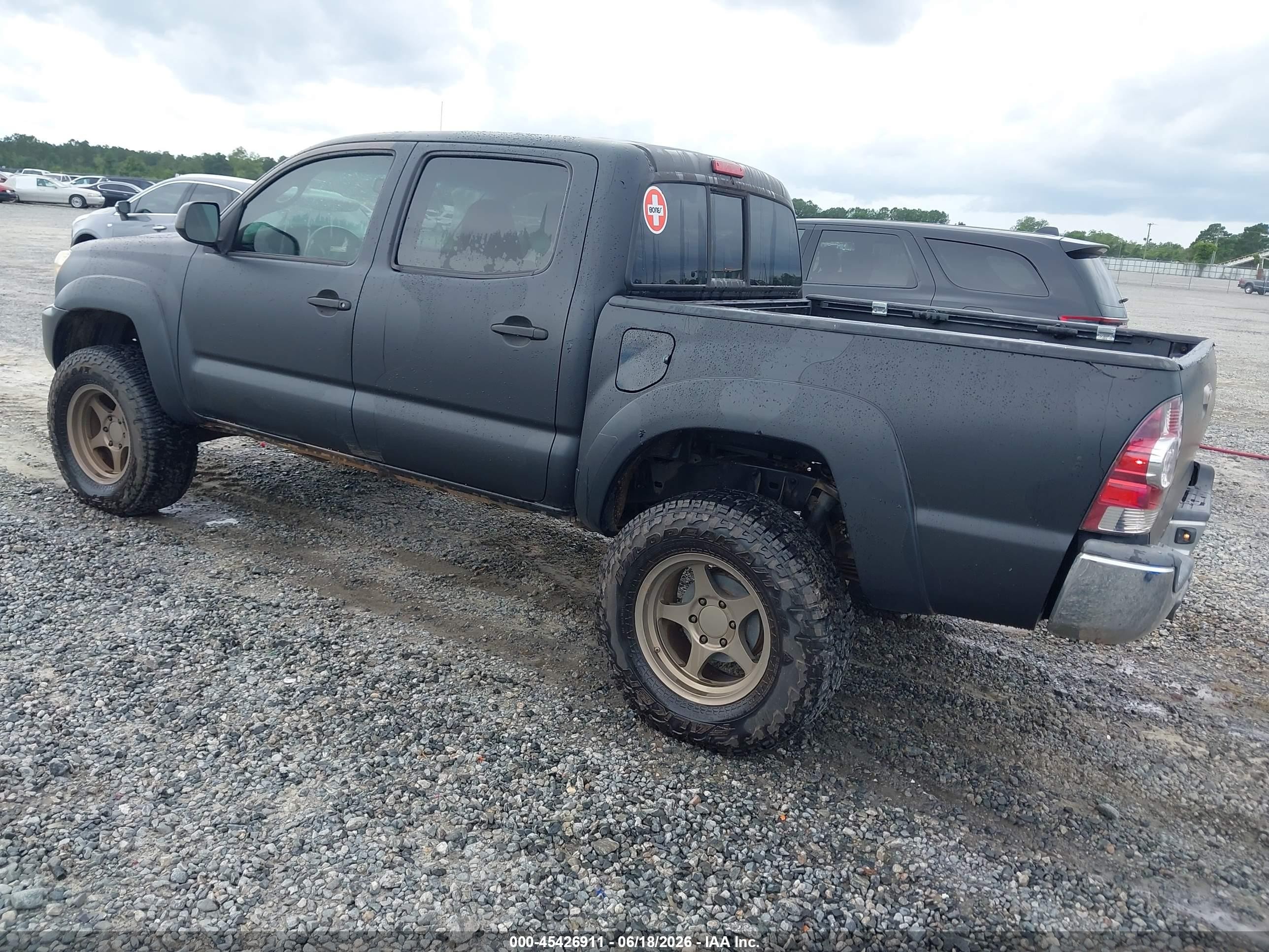2013 Toyota Tacoma Base V6 Black vin: 5TFLU4EN7DX065227