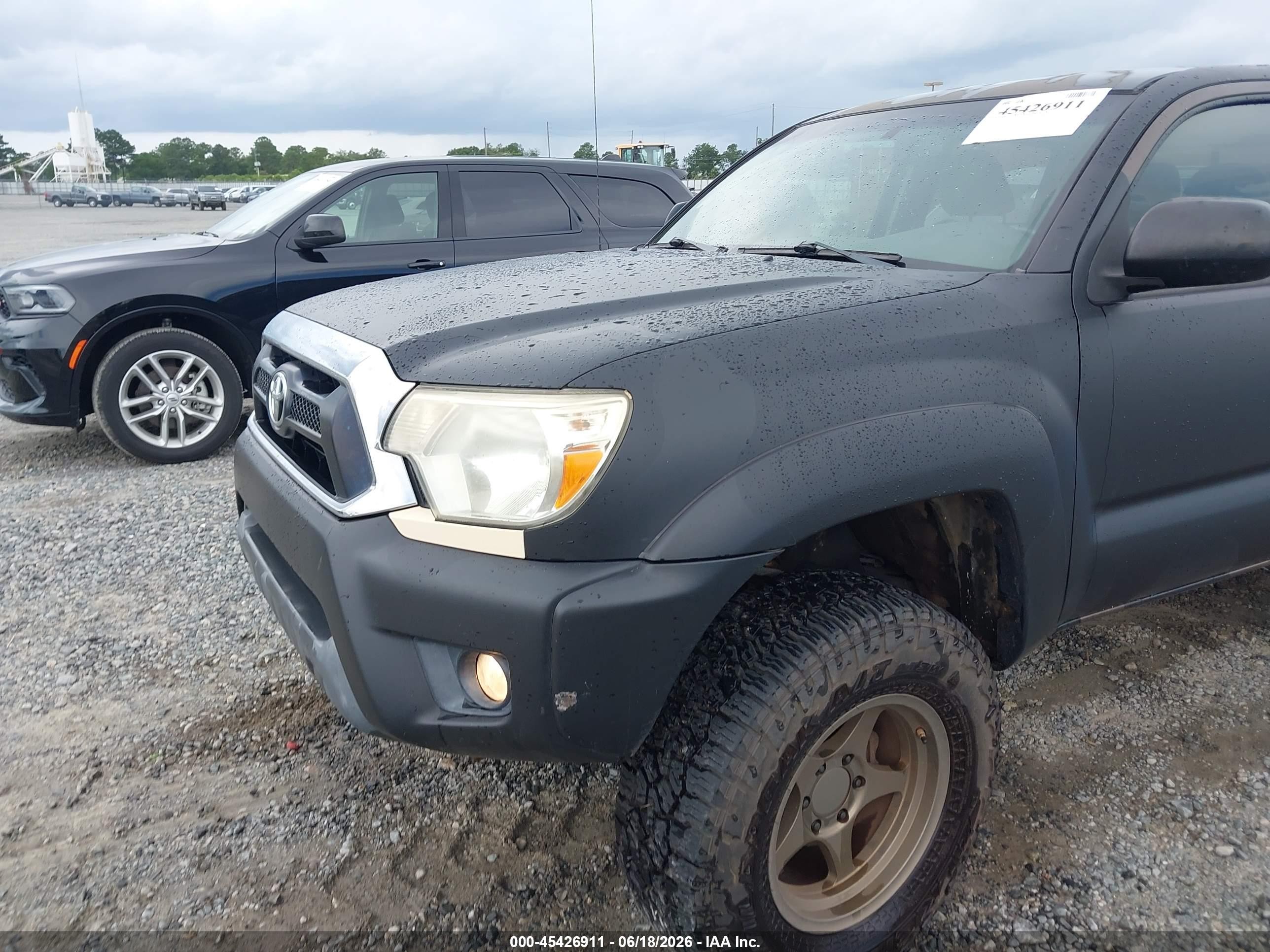 2013 Toyota Tacoma Base V6 Black vin: 5TFLU4EN7DX065227