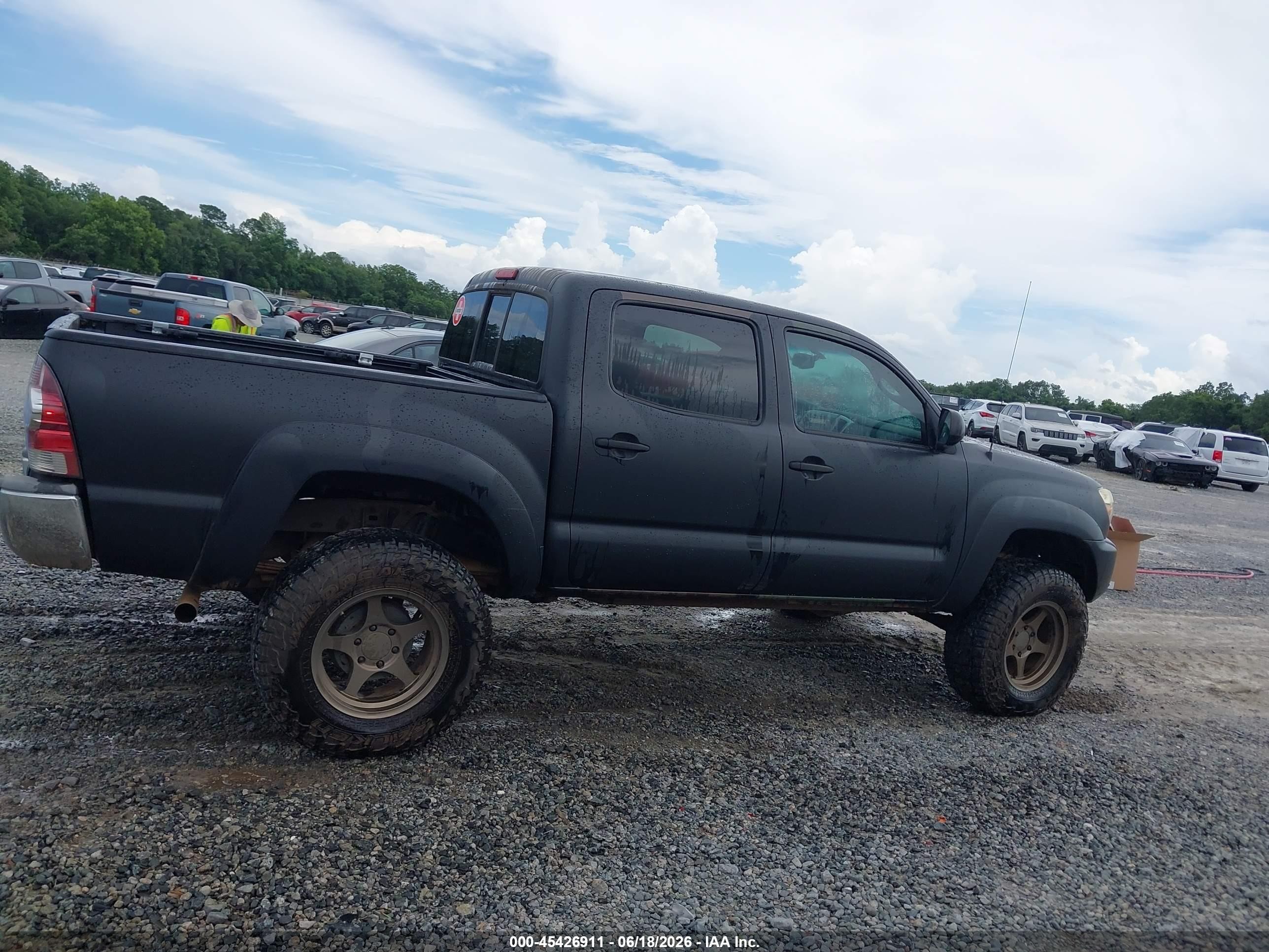2013 Toyota Tacoma Base V6 Black vin: 5TFLU4EN7DX065227