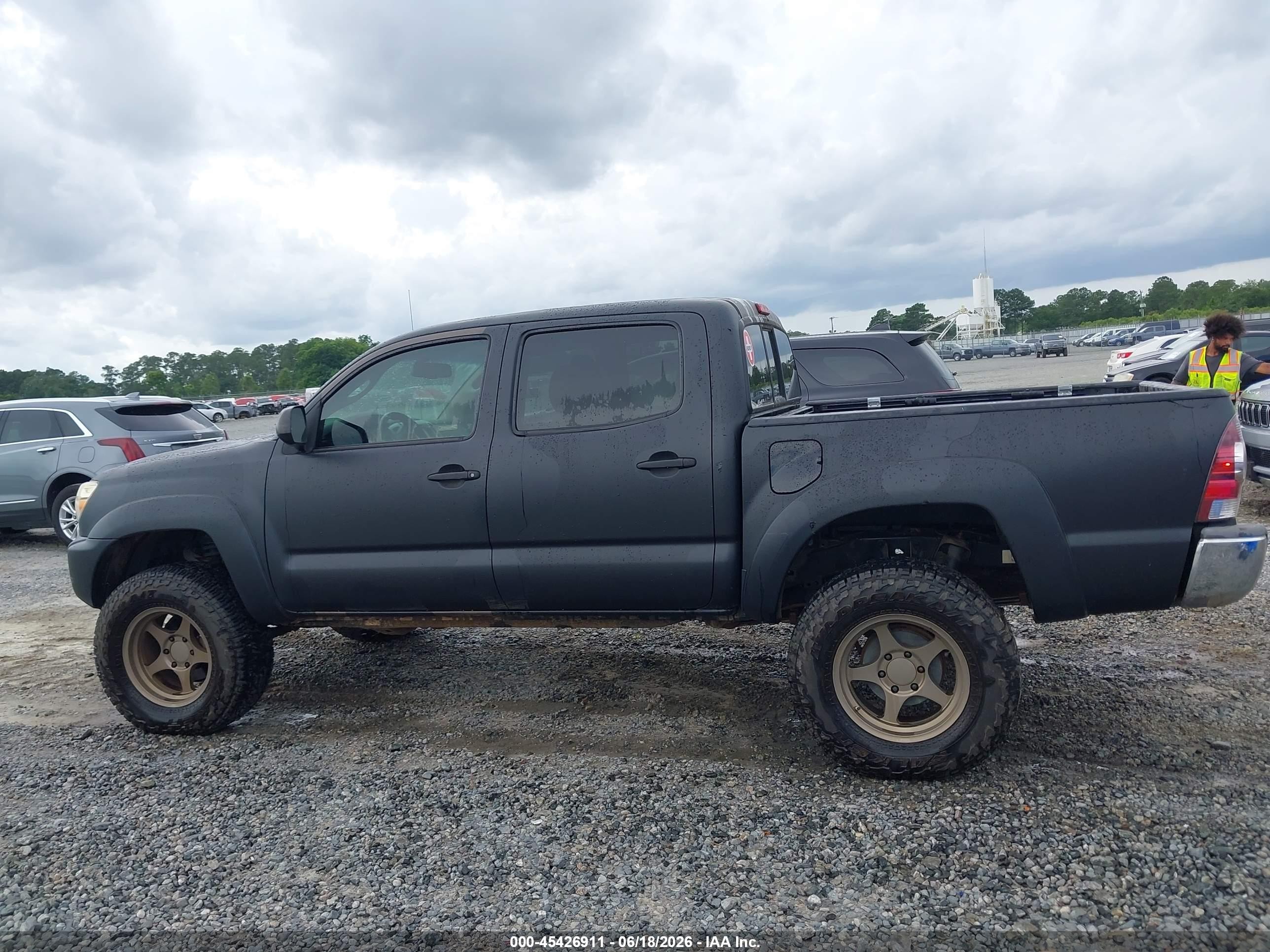 2013 Toyota Tacoma Base V6 Black vin: 5TFLU4EN7DX065227