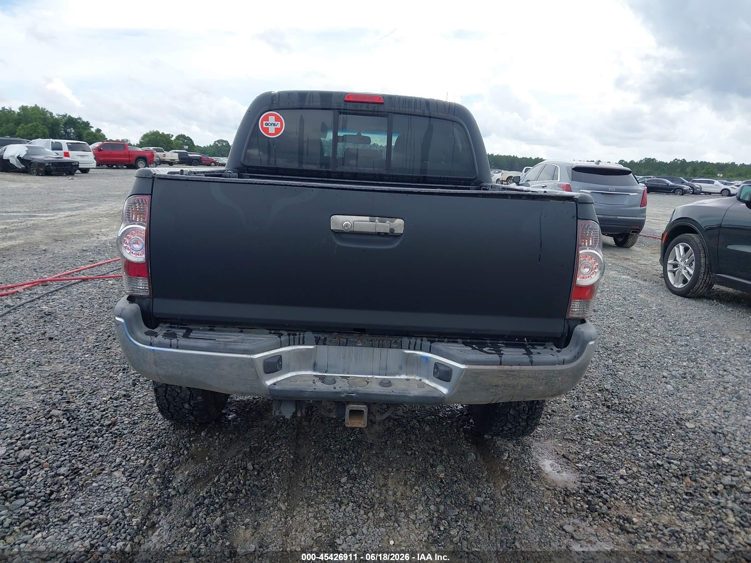 2013 Toyota Tacoma Base V6 Black vin: 5TFLU4EN7DX065227