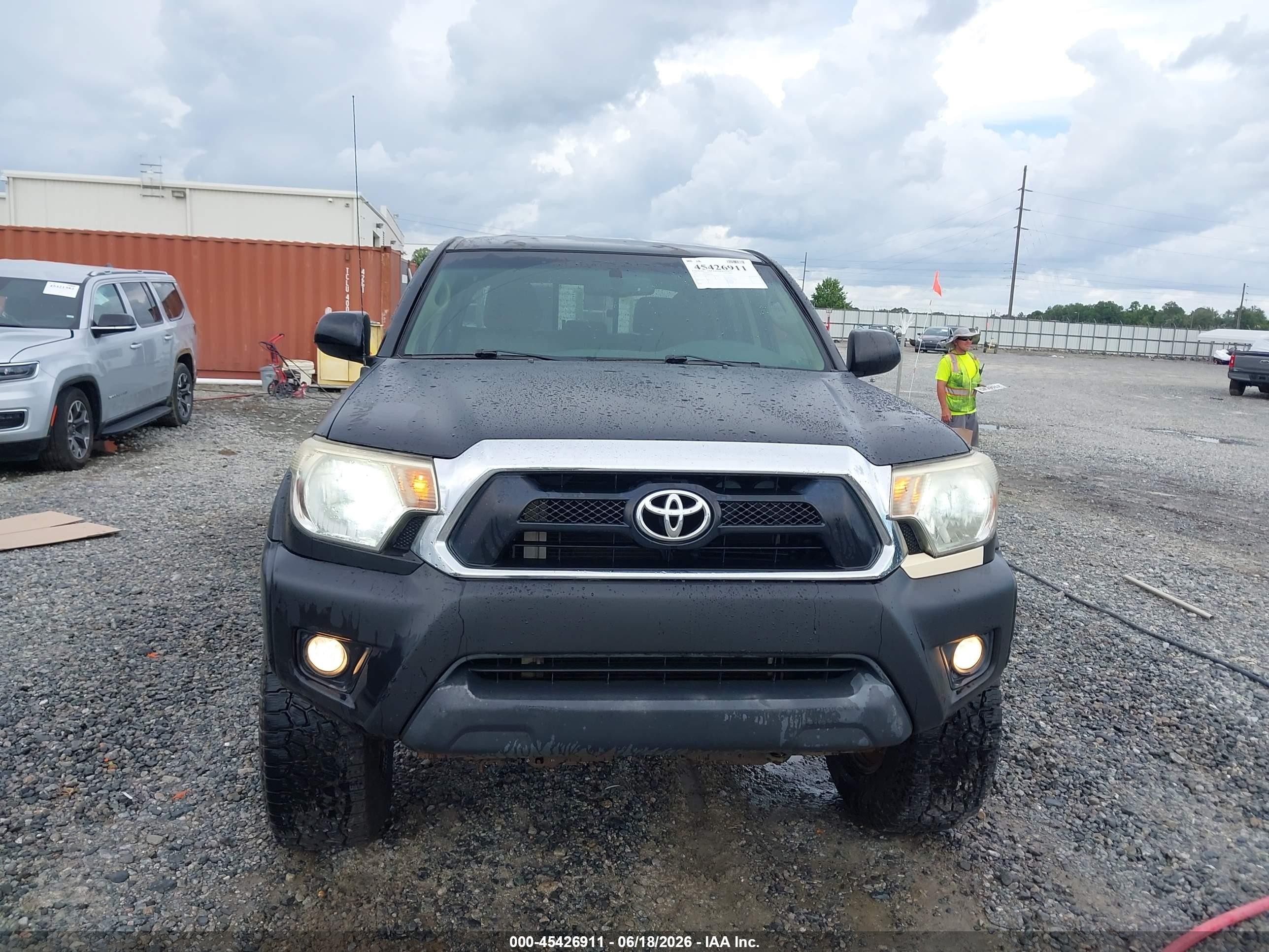 2013 Toyota Tacoma Base V6 Black vin: 5TFLU4EN7DX065227