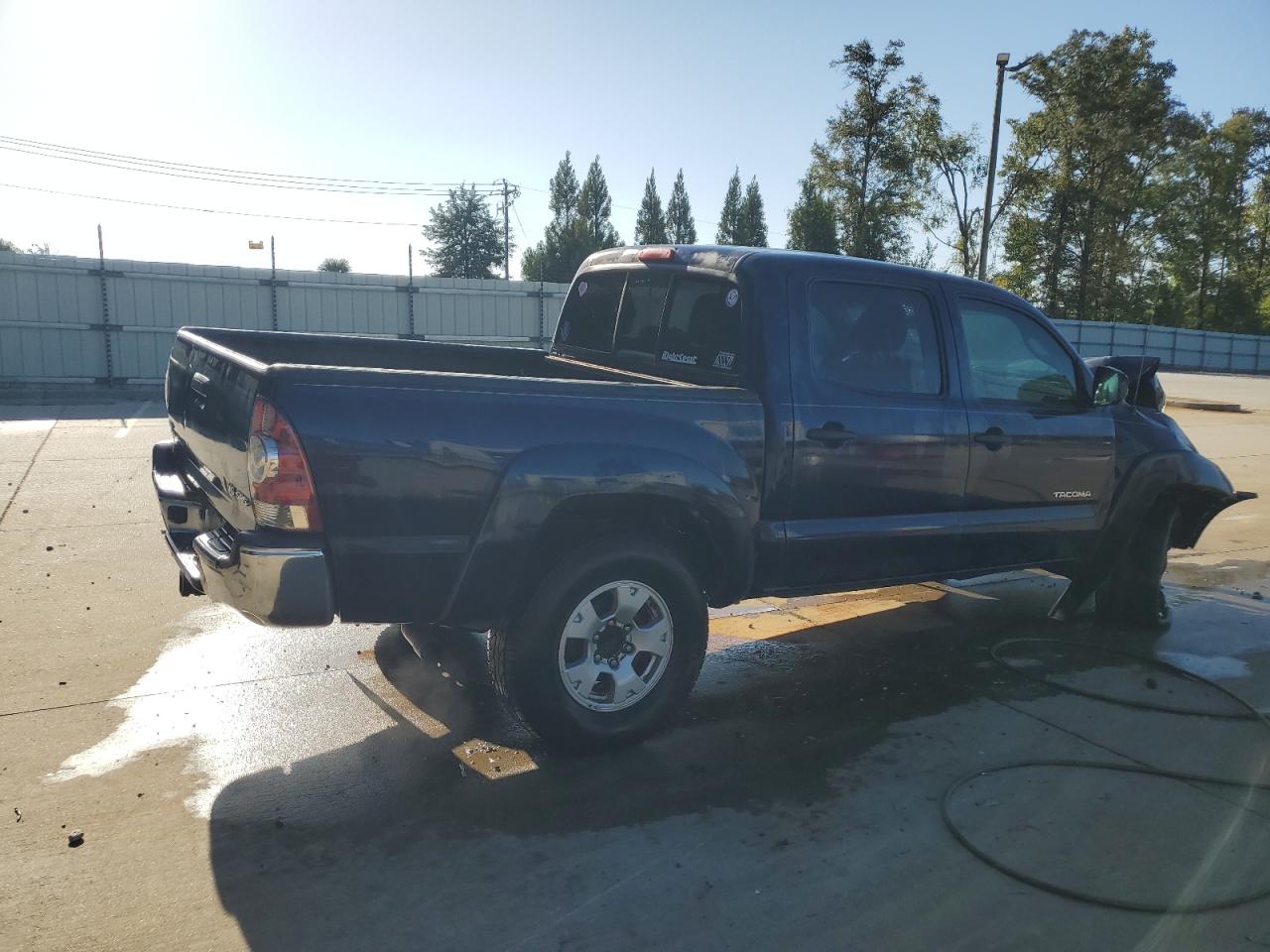 2013 Toyota Tacoma Double Cab Blue vin: 5TFLU4EN7DX079287