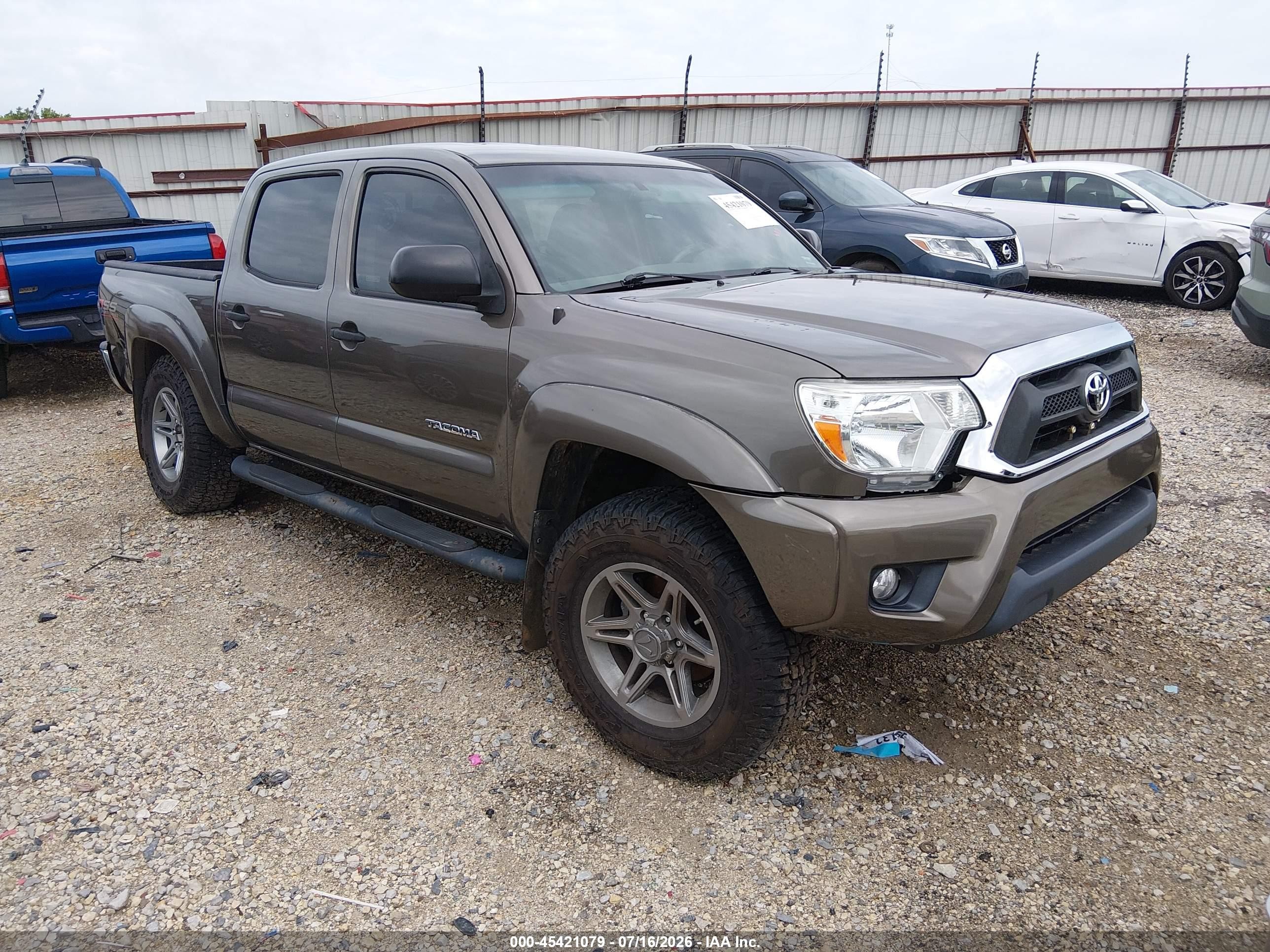 2014 Toyota Tacoma Base V6 Gray vin: 5TFLU4EN7EX101564