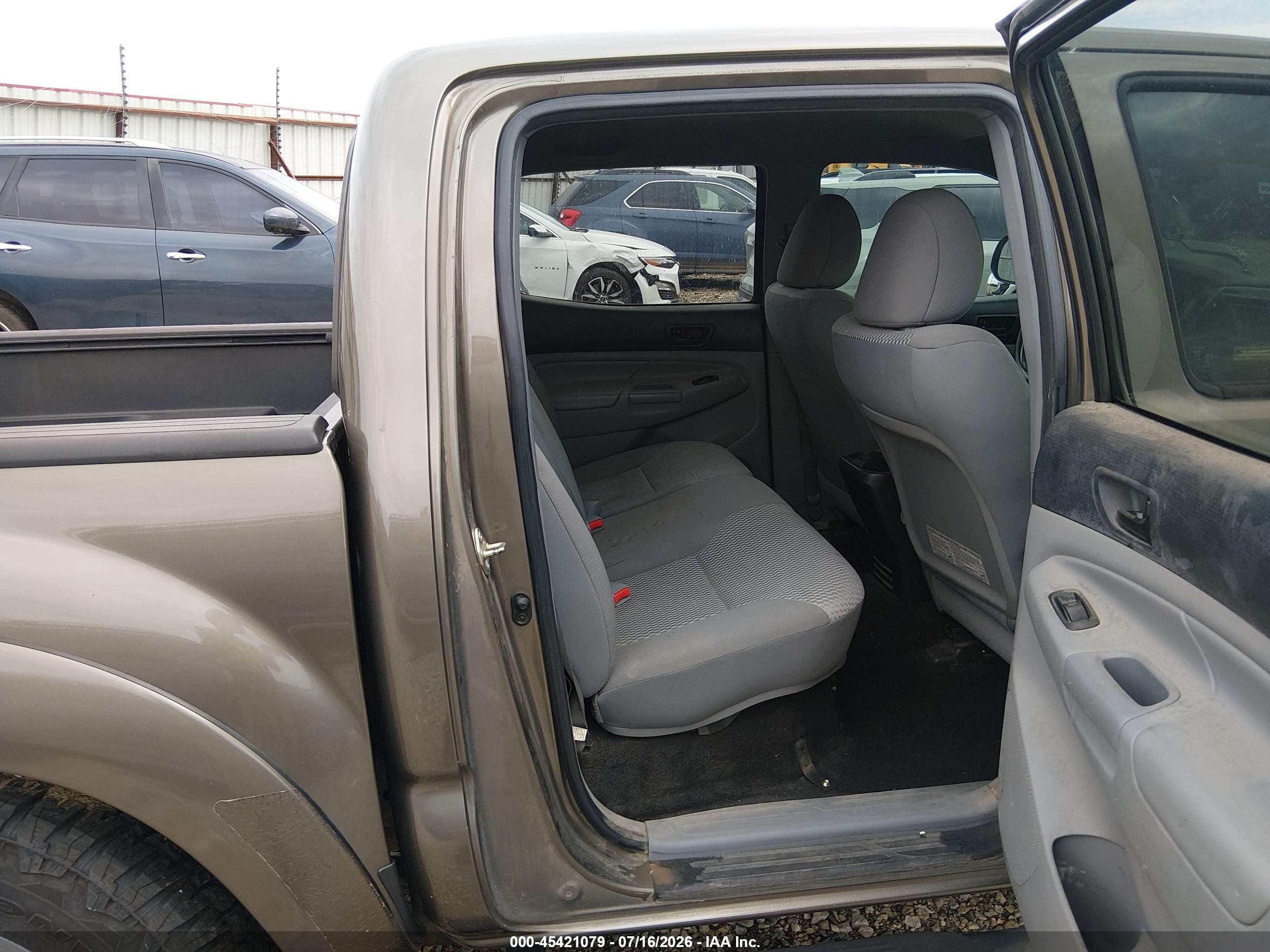 2014 Toyota Tacoma Base V6 Gray vin: 5TFLU4EN7EX101564
