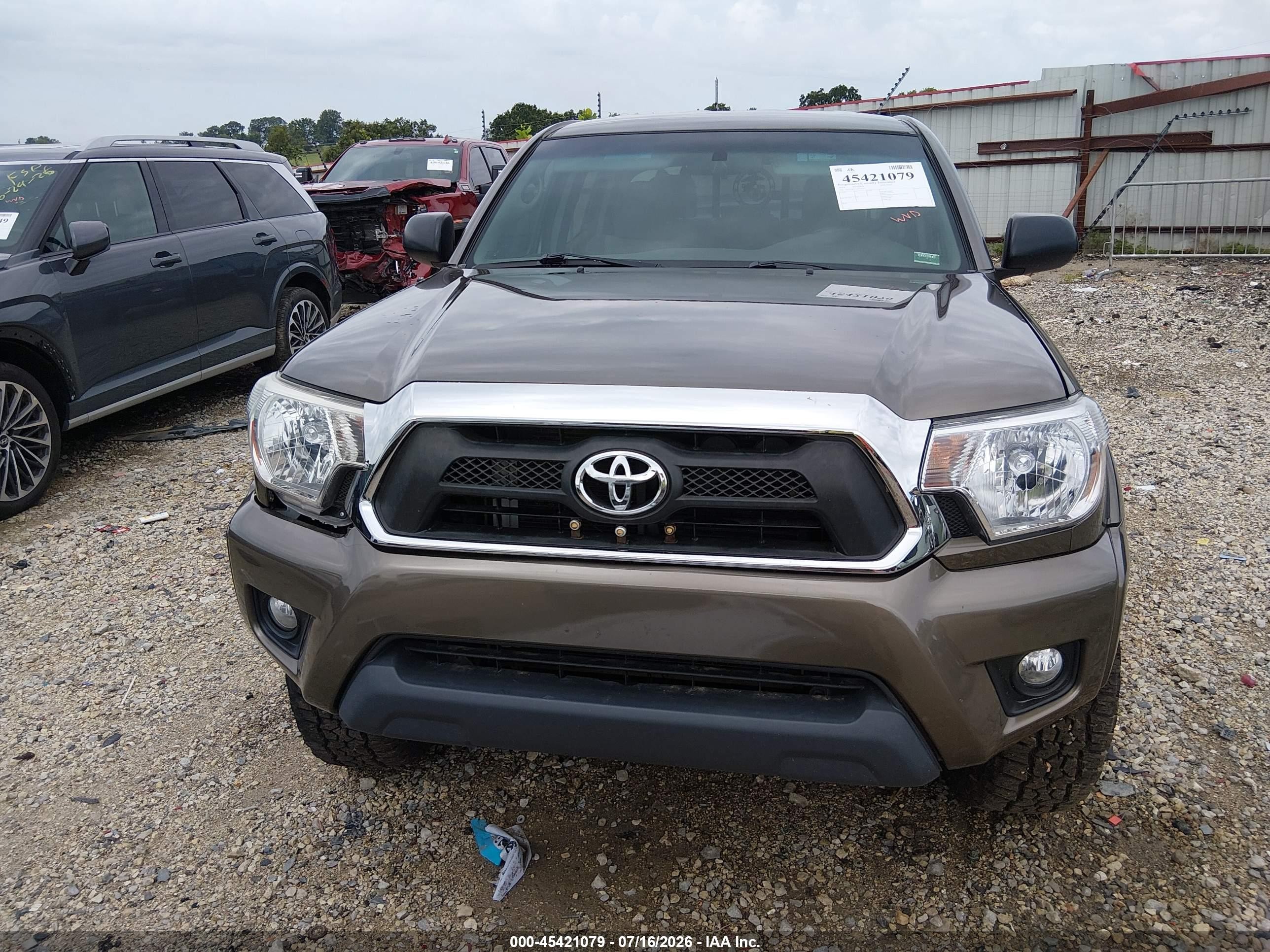 2014 Toyota Tacoma Base V6 Gray vin: 5TFLU4EN7EX101564