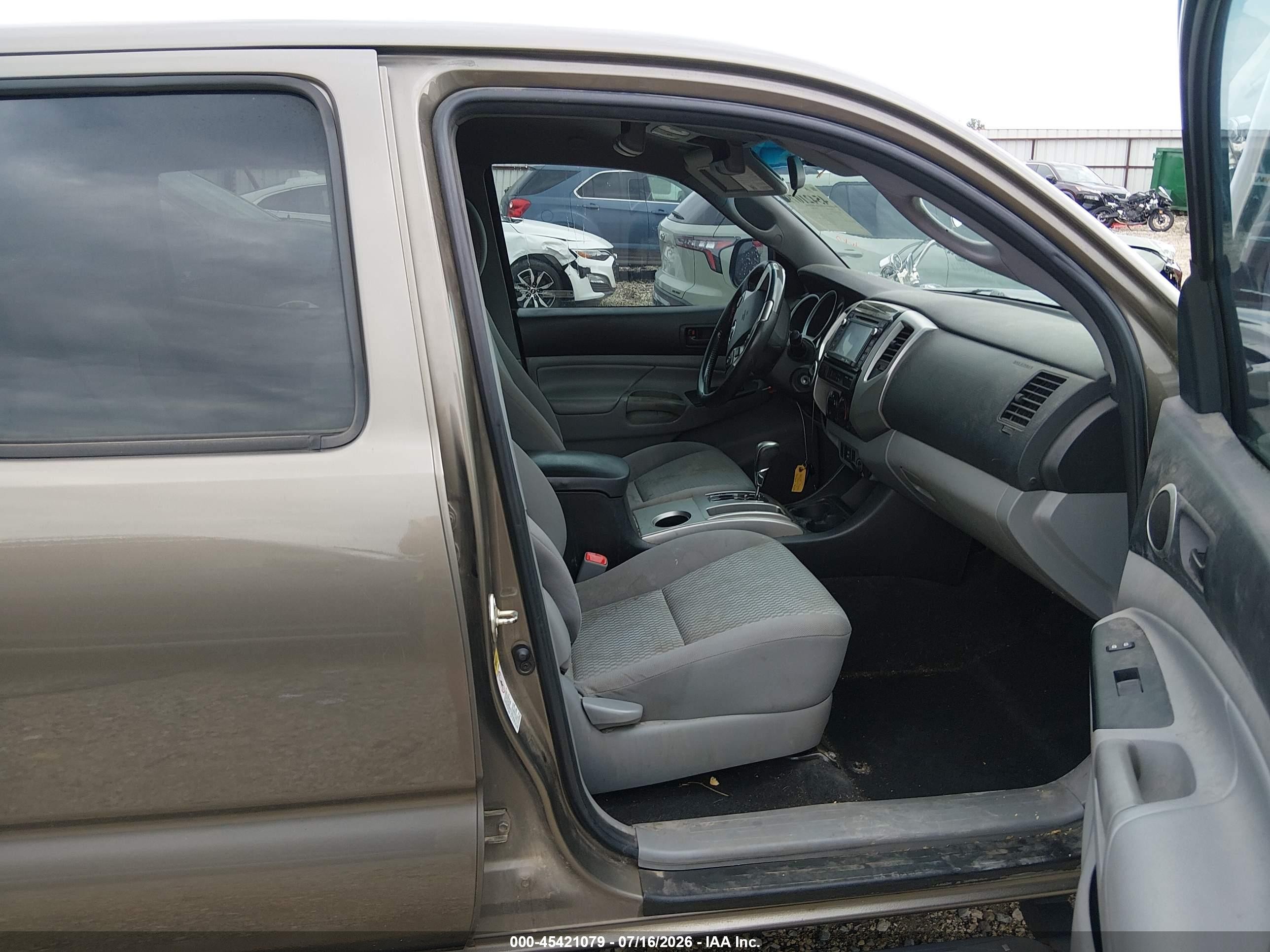 2014 Toyota Tacoma Base V6 Gray vin: 5TFLU4EN7EX101564