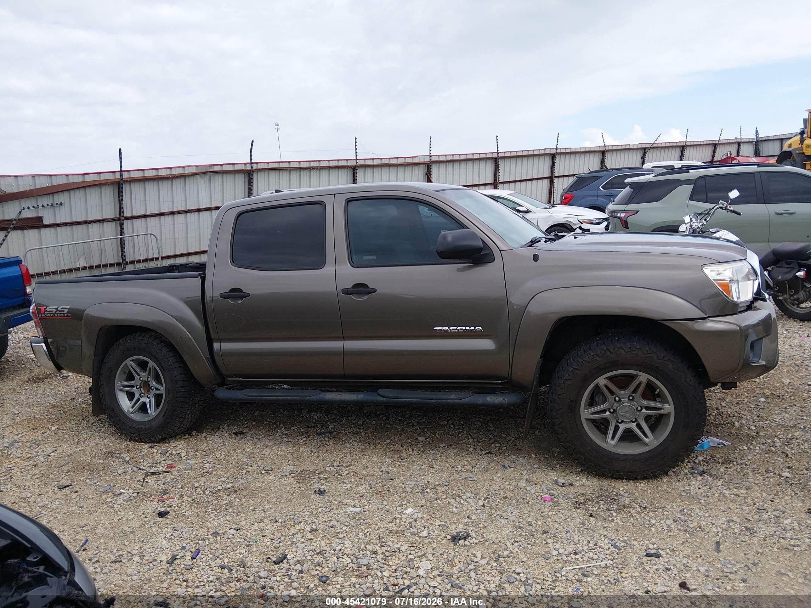 2014 Toyota Tacoma Base V6 Gray vin: 5TFLU4EN7EX101564
