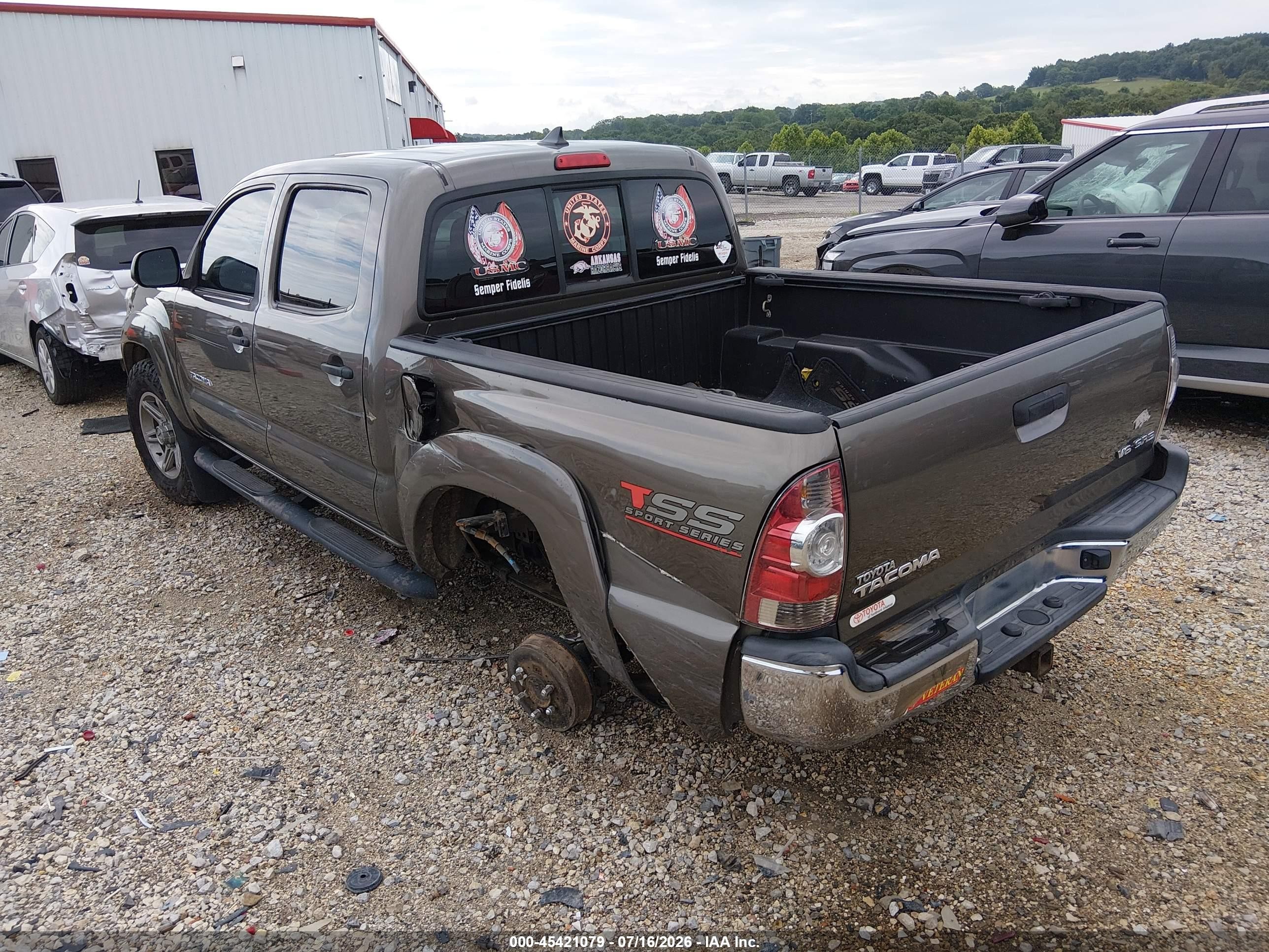 2014 Toyota Tacoma Base V6 Gray vin: 5TFLU4EN7EX101564