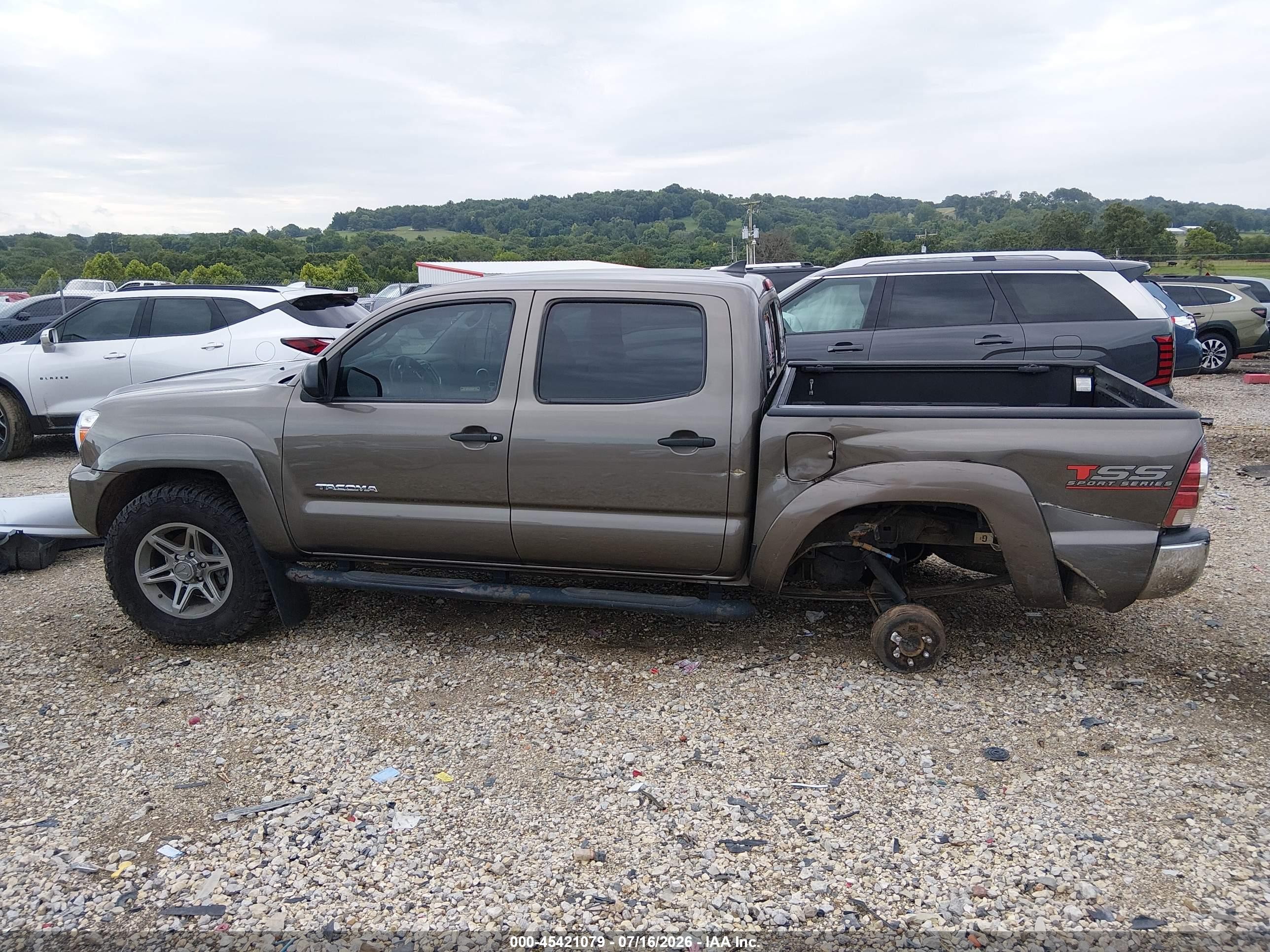 2014 Toyota Tacoma Base V6 Gray vin: 5TFLU4EN7EX101564