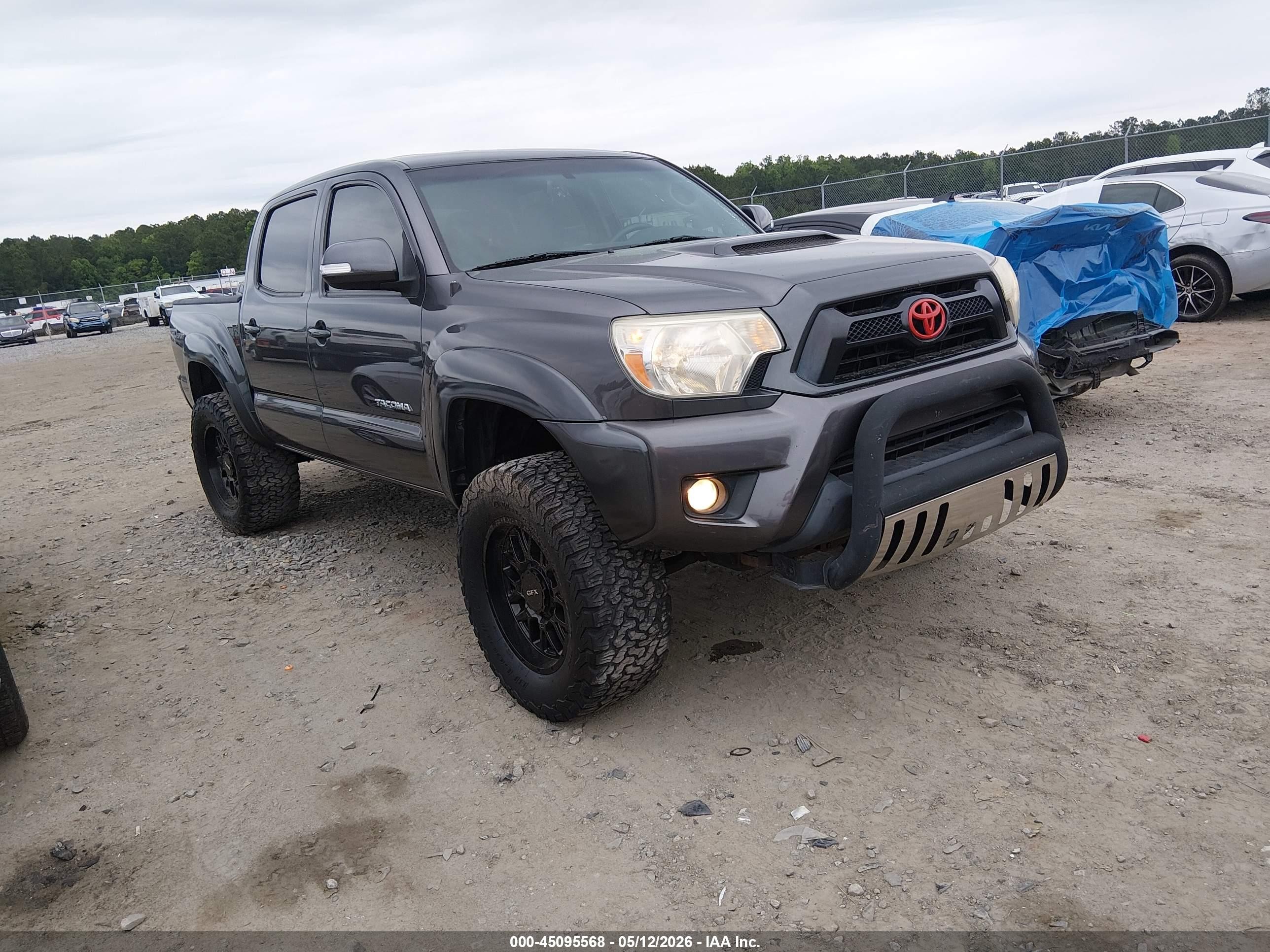2015 Toyota Tacoma Base V6 Серый vin: 5TFLU4EN7FX120696