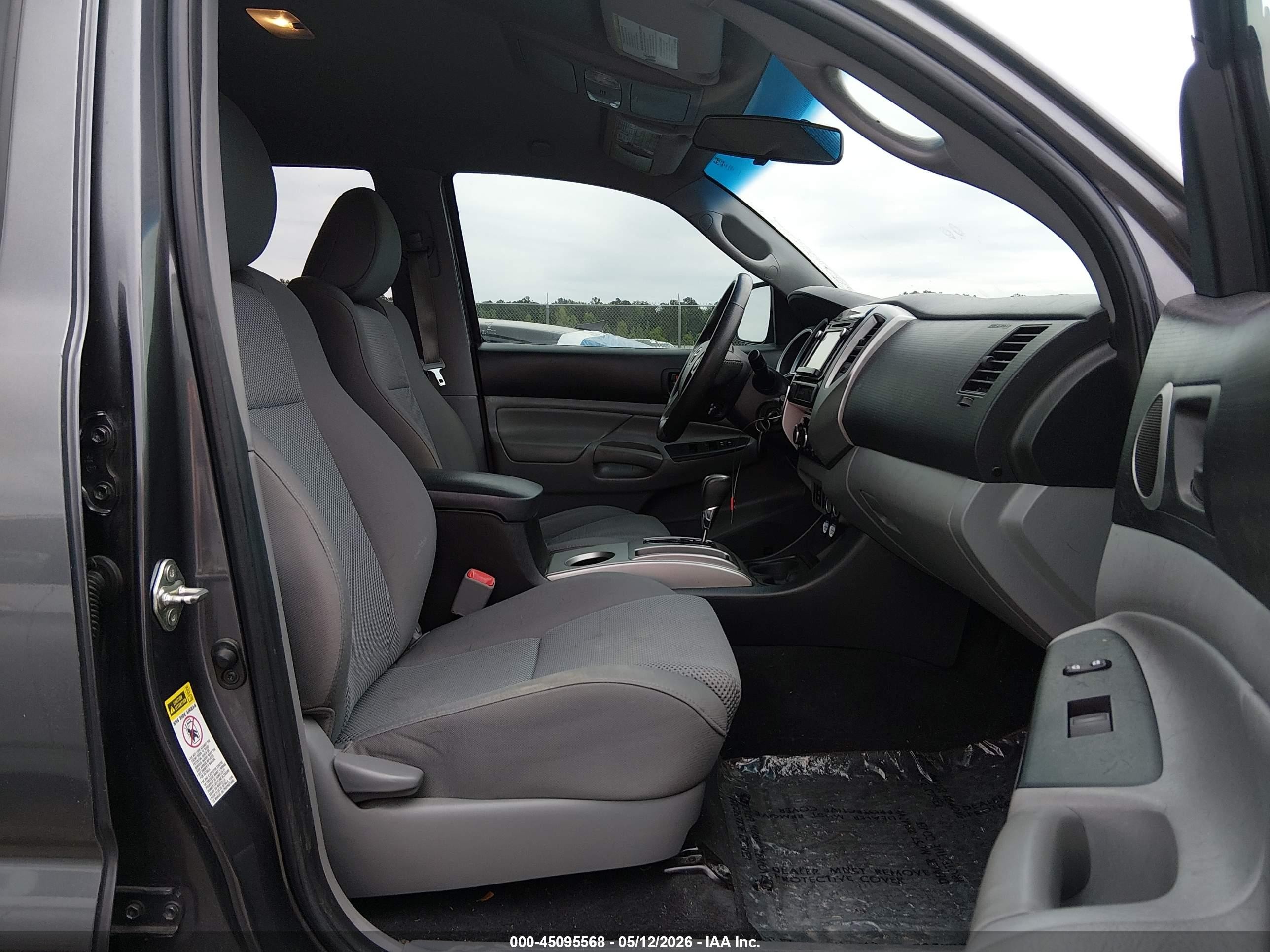 2015 Toyota Tacoma Base V6 Gray vin: 5TFLU4EN7FX120696
