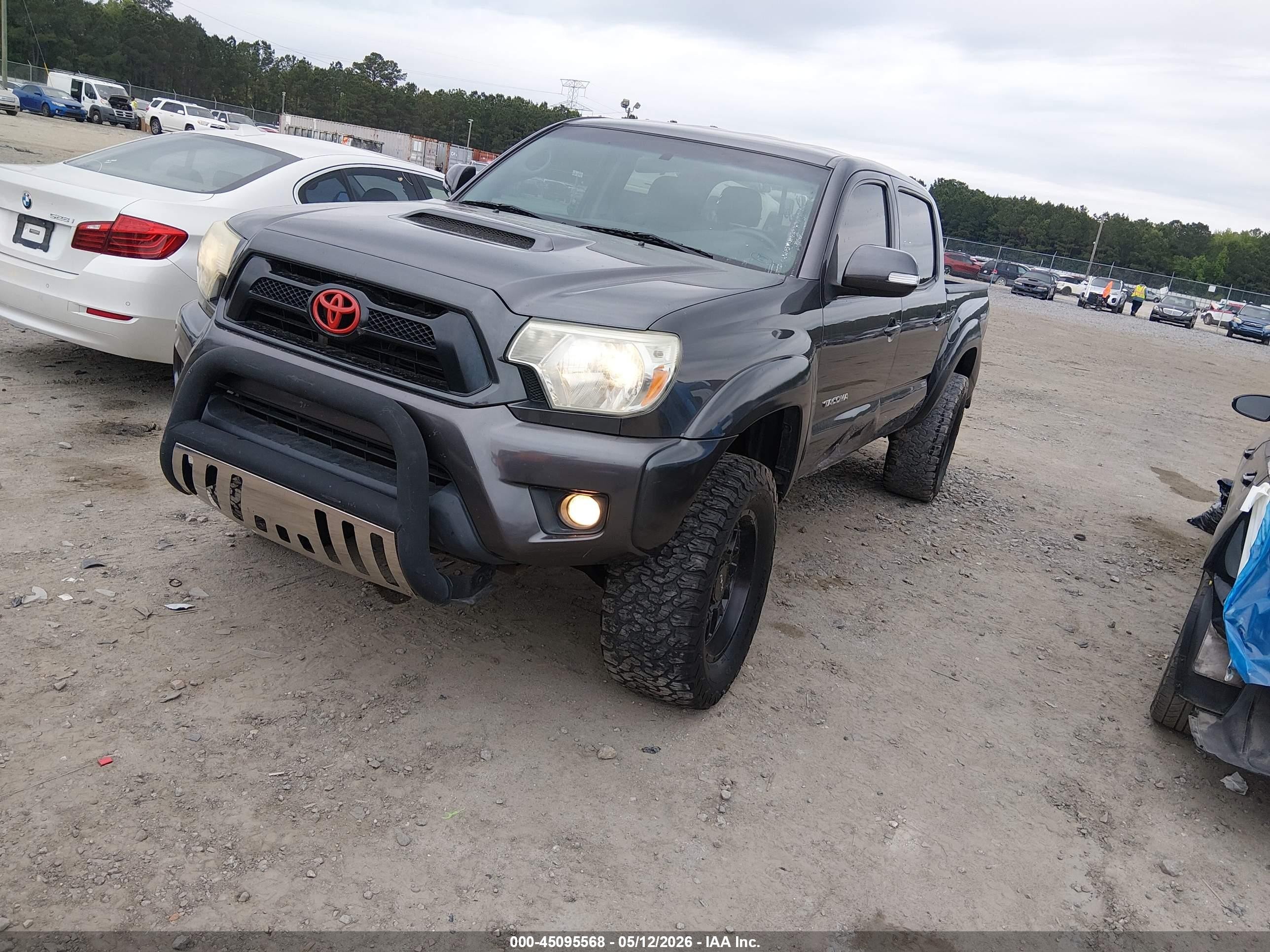 2015 Toyota Tacoma Base V6 Gray vin: 5TFLU4EN7FX120696