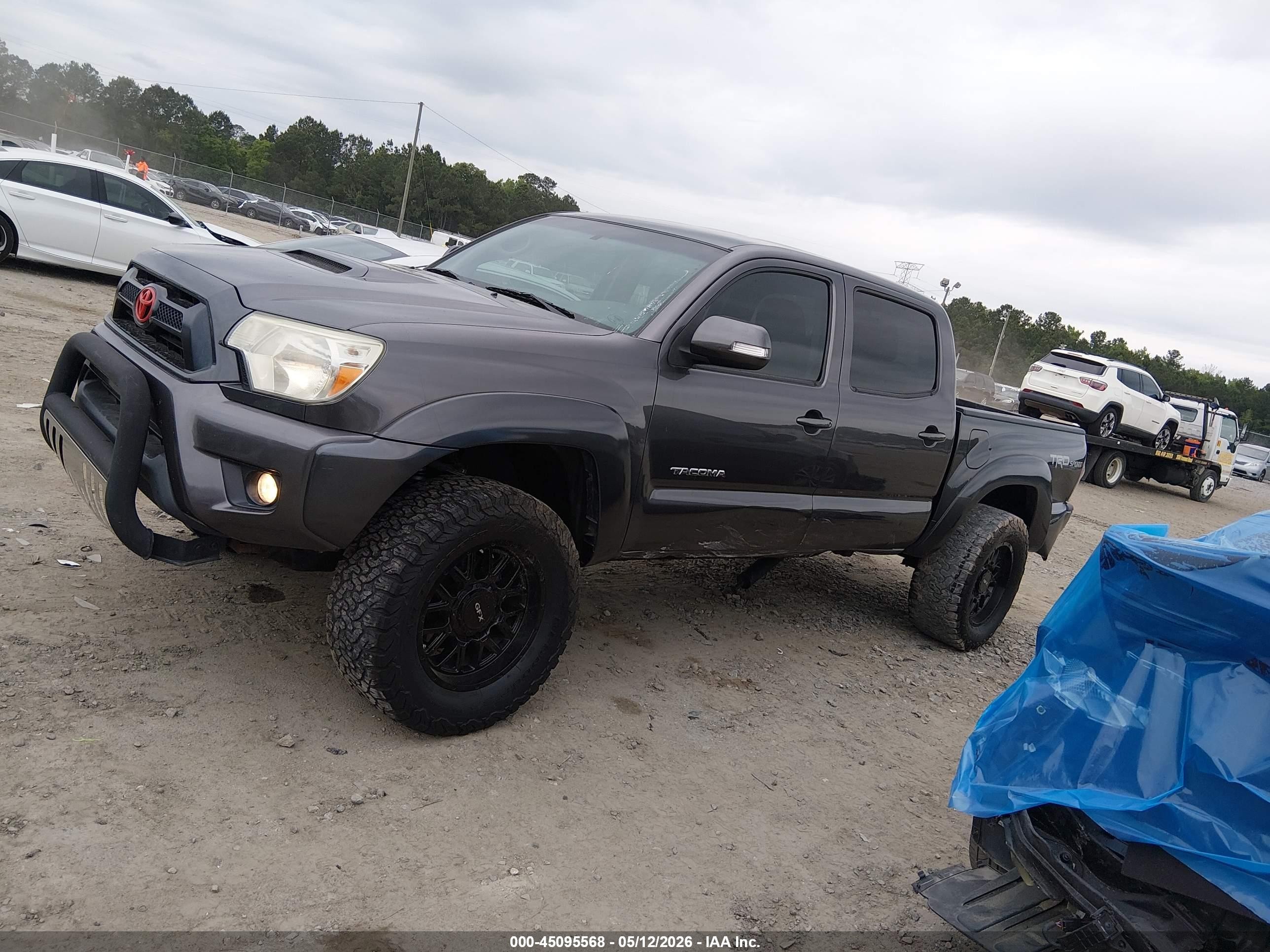 2015 Toyota Tacoma Base V6 Gray vin: 5TFLU4EN7FX120696