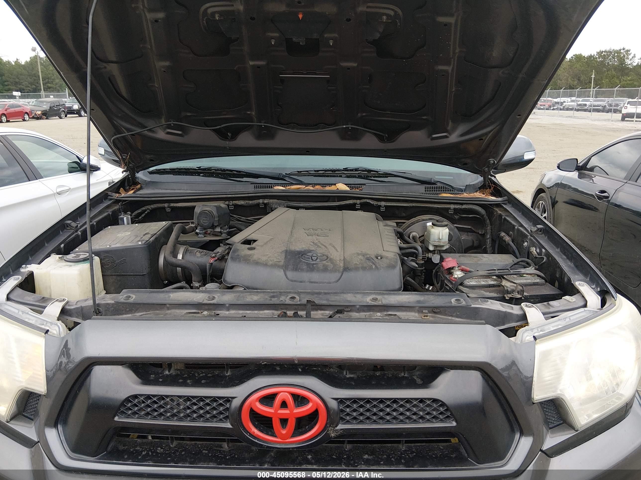 2015 Toyota Tacoma Base V6 Gray vin: 5TFLU4EN7FX120696