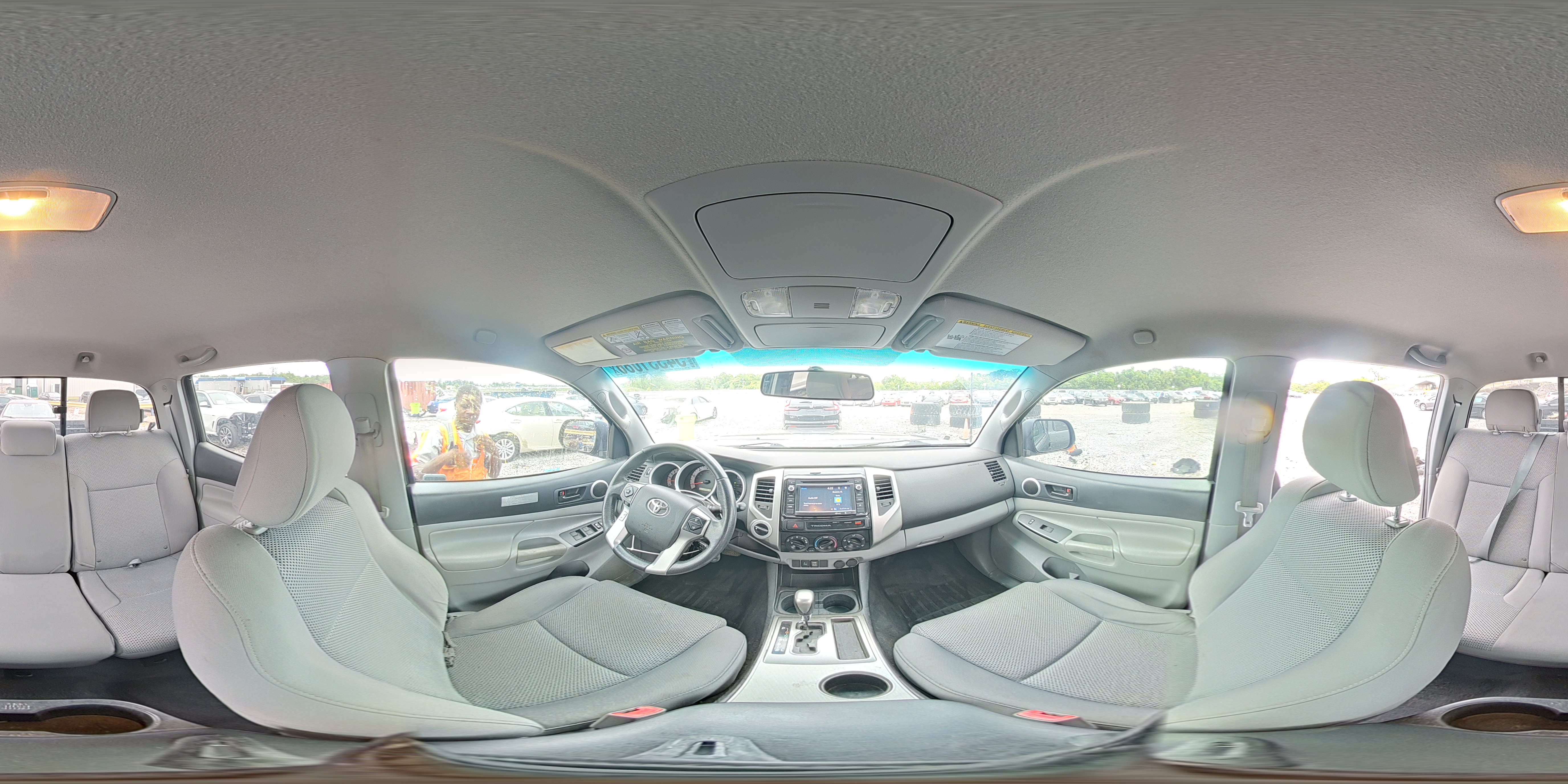2015 Toyota Tacoma V6 Угольный vin: 5TFLU4EN7FX127017