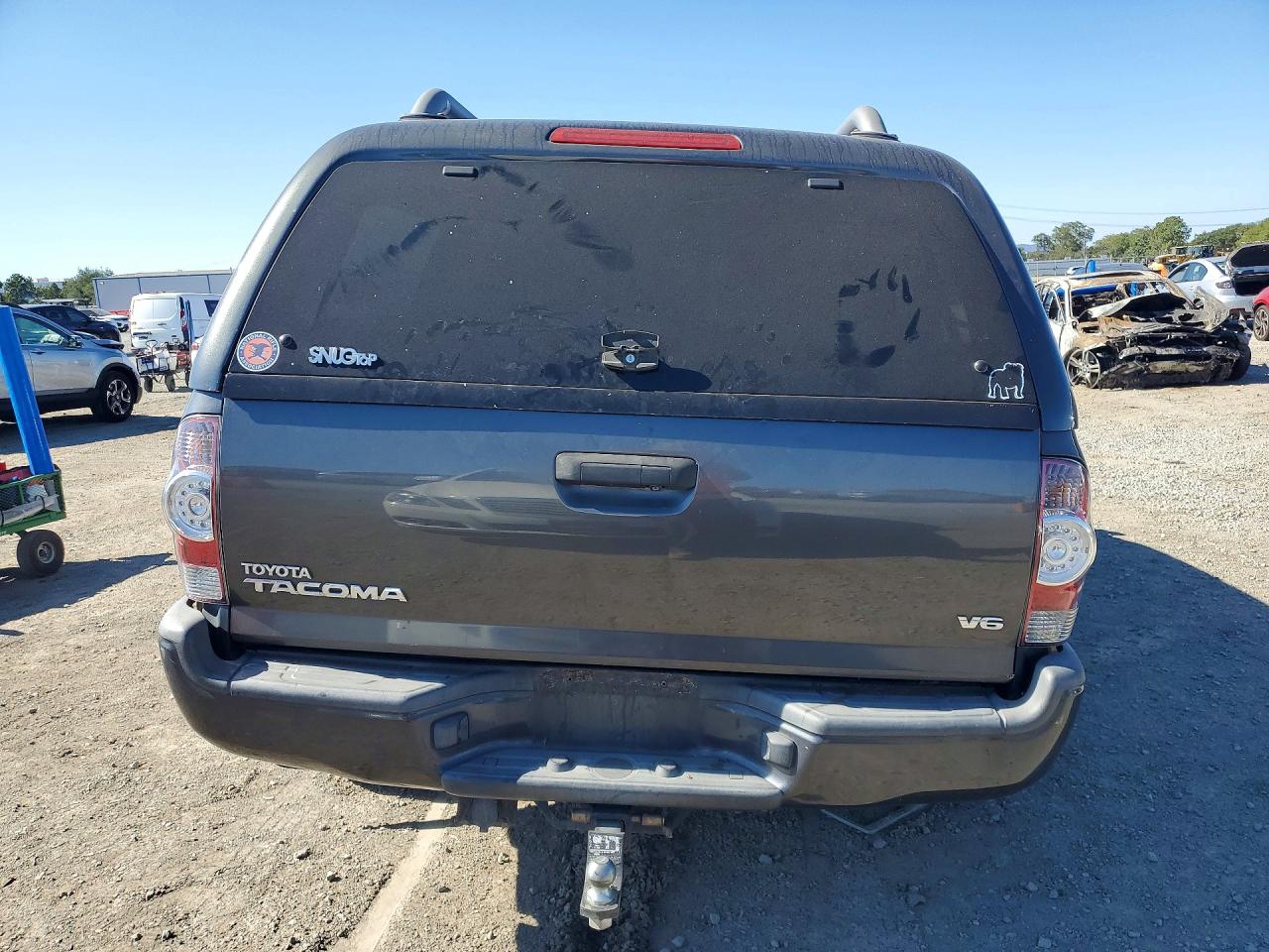 2015 Toyota Tacoma V6 Gray vin: 5TFLU4EN7FX128233