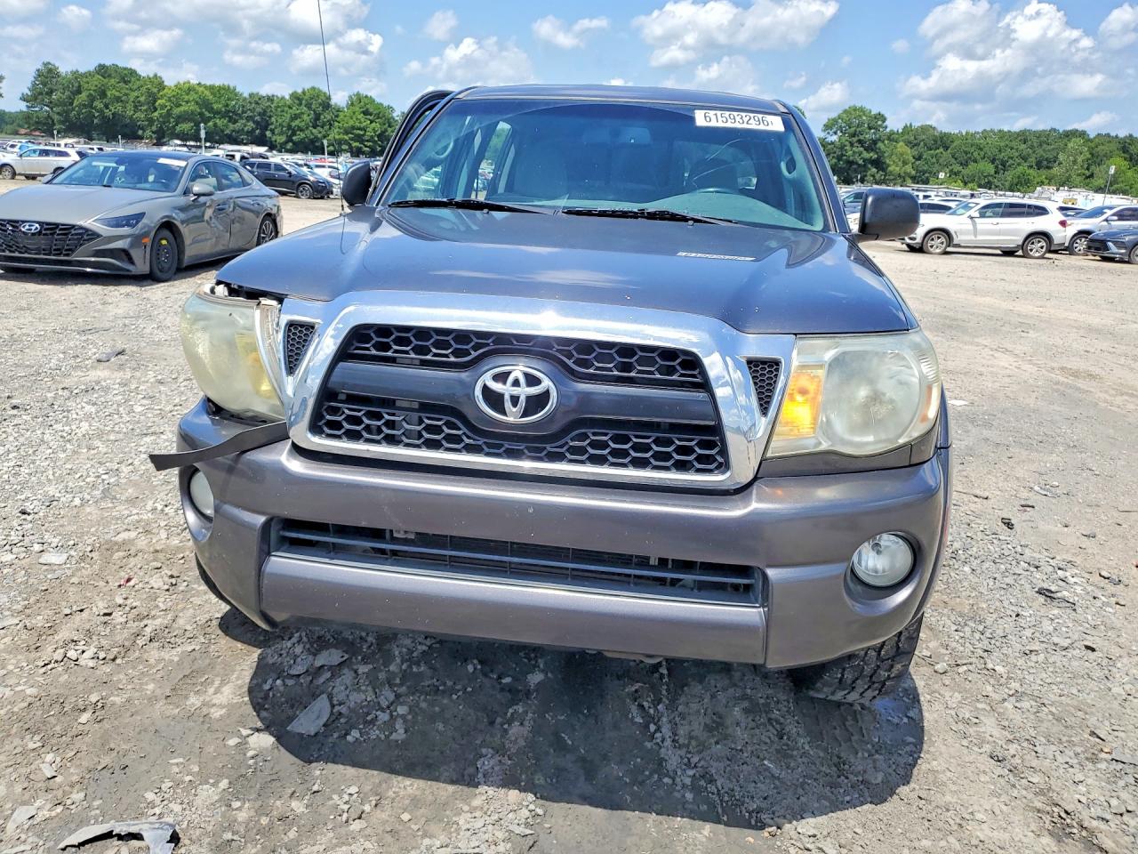 2011 Toyota Tacoma Double Cab Gray vin: 5TFLU4EN8BX009679