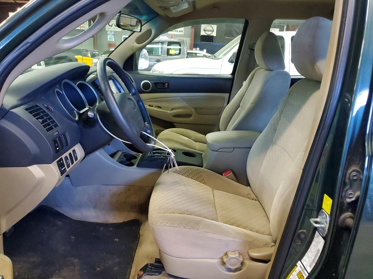 2011 Toyota Tacoma Double Cab Зеленый vin: 5TFLU4EN8BX013229