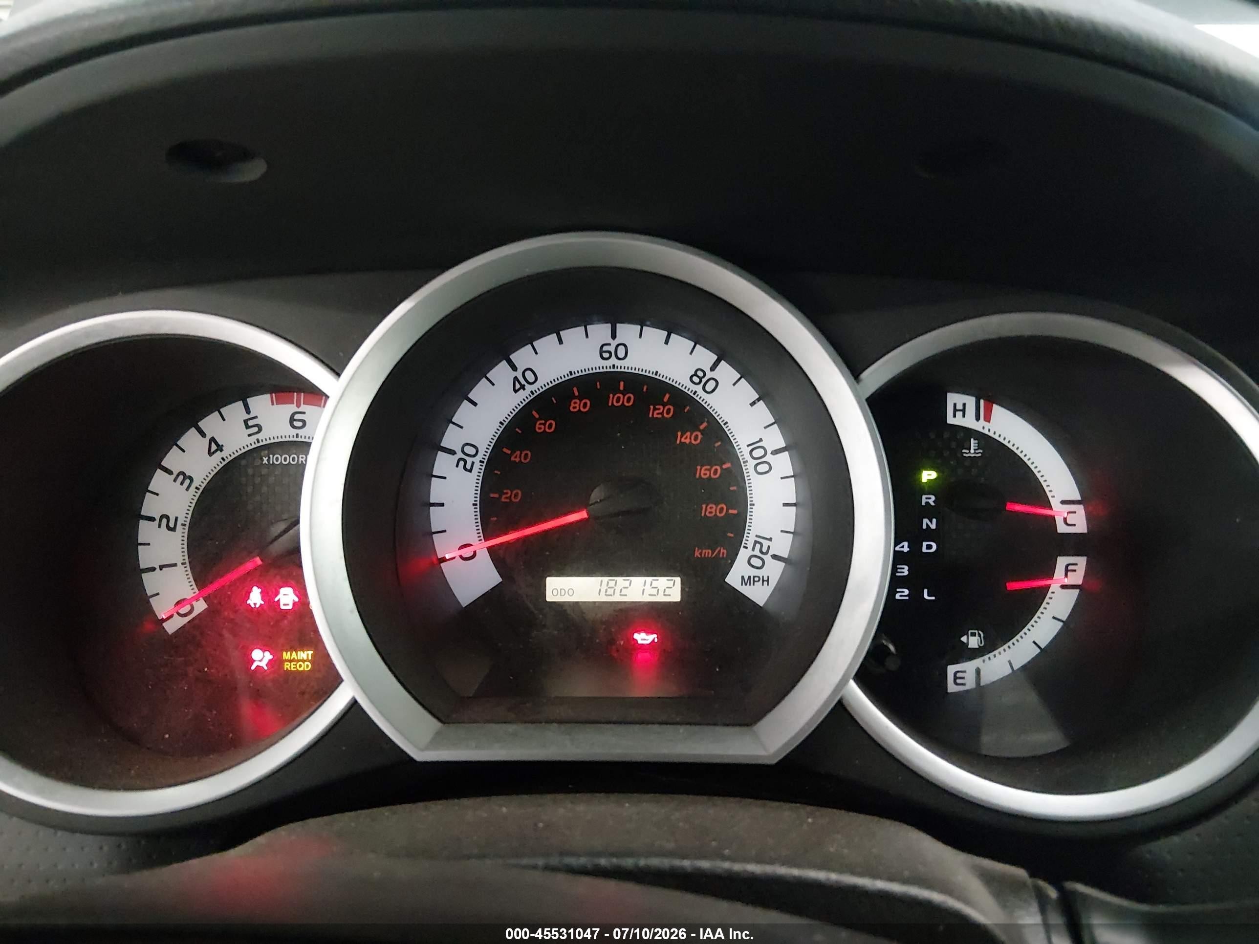 2013 Toyota Tacoma Base V6 Серый vin: 5TFLU4EN8DX049666