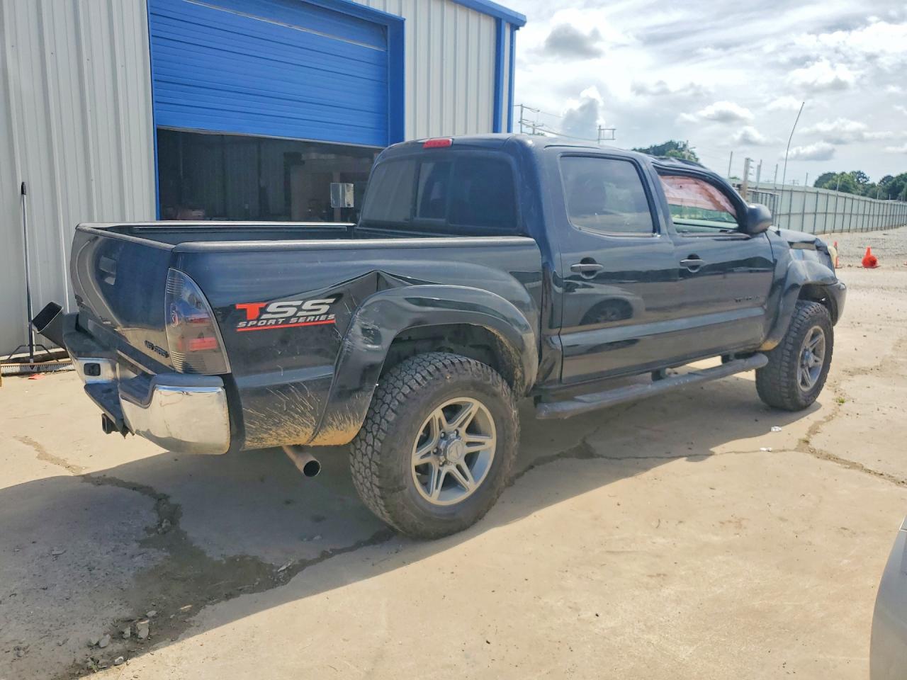 2013 Toyota Tacoma Double Cab Black vin: 5TFLU4EN8DX062708