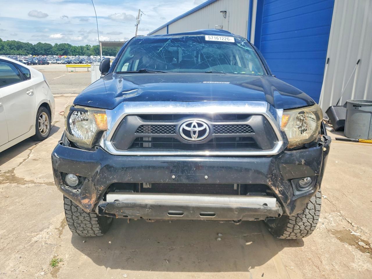2013 Toyota Tacoma Double Cab Black vin: 5TFLU4EN8DX062708