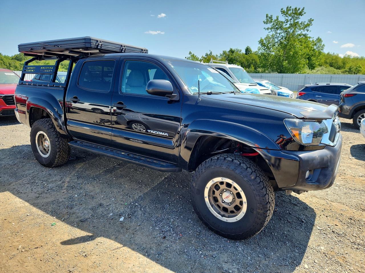 2014 Toyota Tacoma V6 Black vin: 5TFLU4EN8EX097766