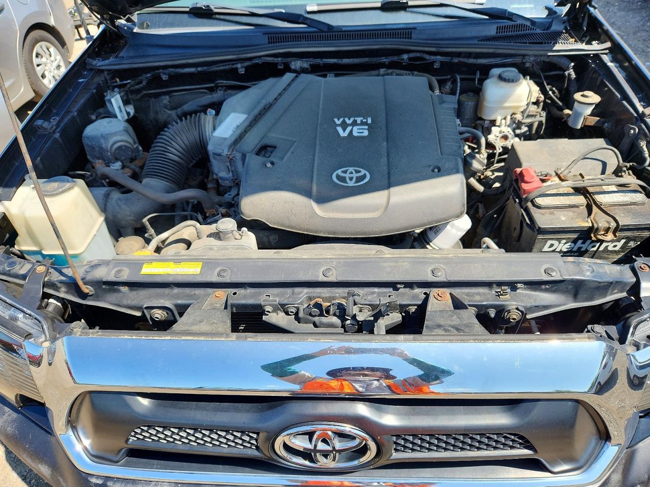 2014 Toyota Tacoma V6 Black vin: 5TFLU4EN8EX097766