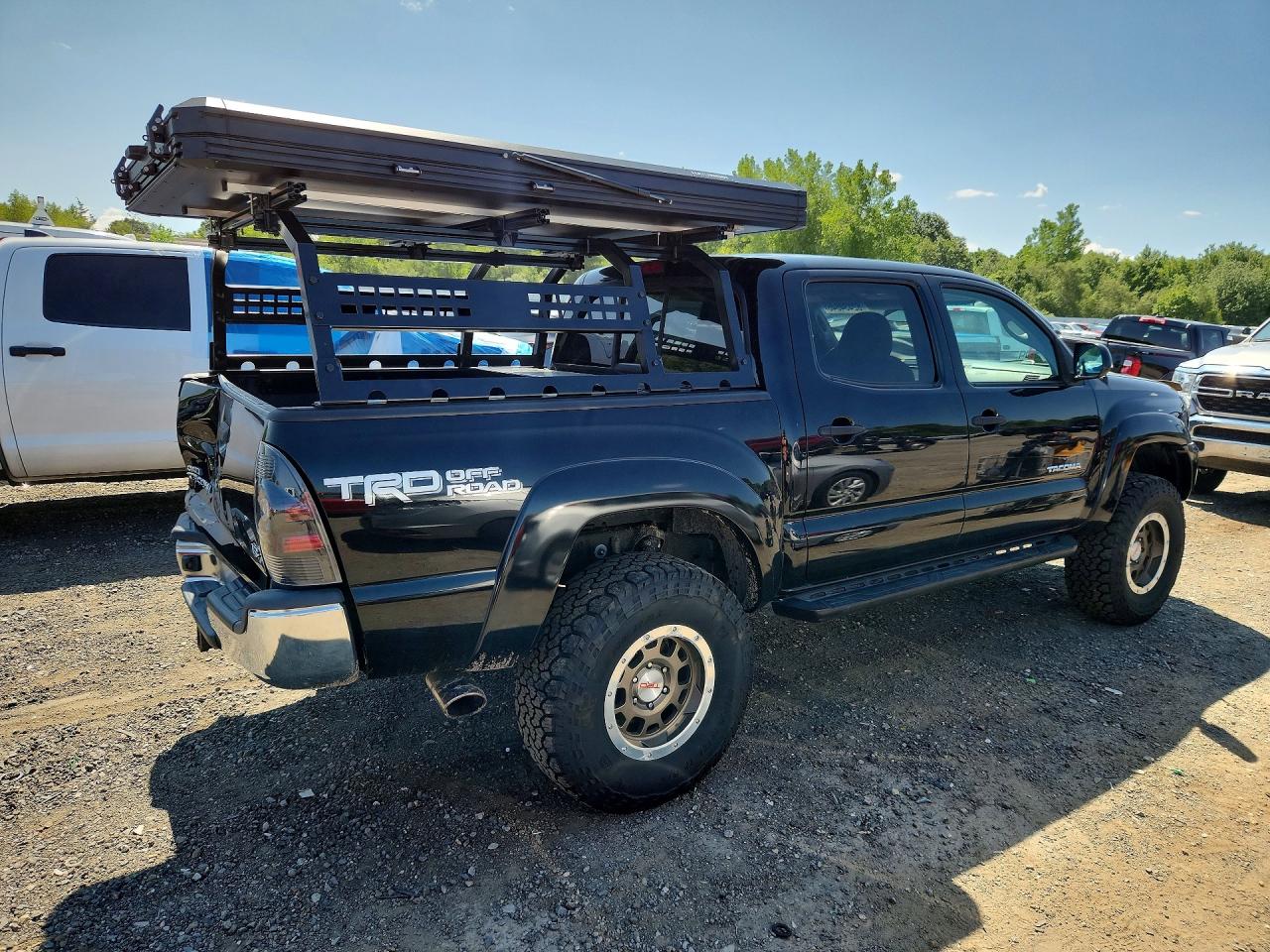 2014 Toyota Tacoma V6 Black vin: 5TFLU4EN8EX097766