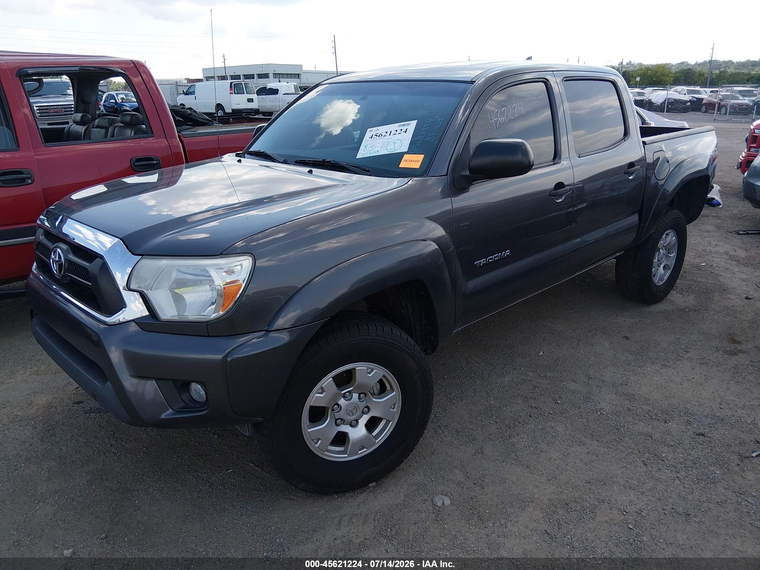 2012 Toyota Tacoma Base V6 Gray vin: 5TFLU4EN9CX026444