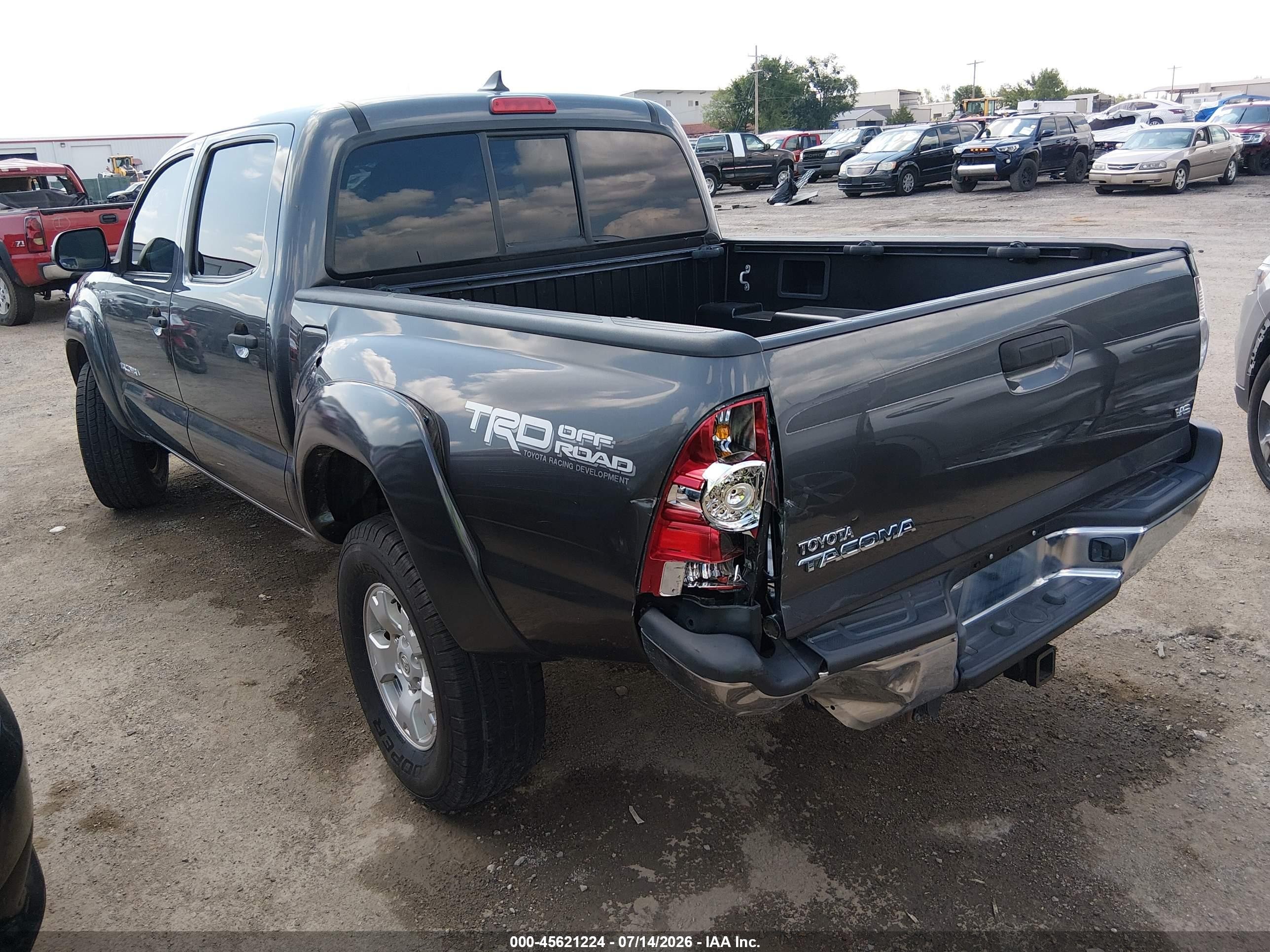 2012 Toyota Tacoma Base V6 Gray vin: 5TFLU4EN9CX026444