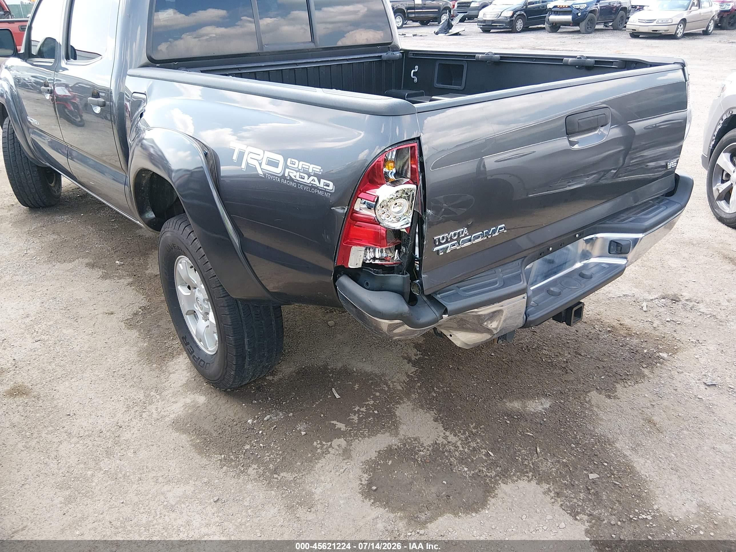 2012 Toyota Tacoma Base V6 Gray vin: 5TFLU4EN9CX026444