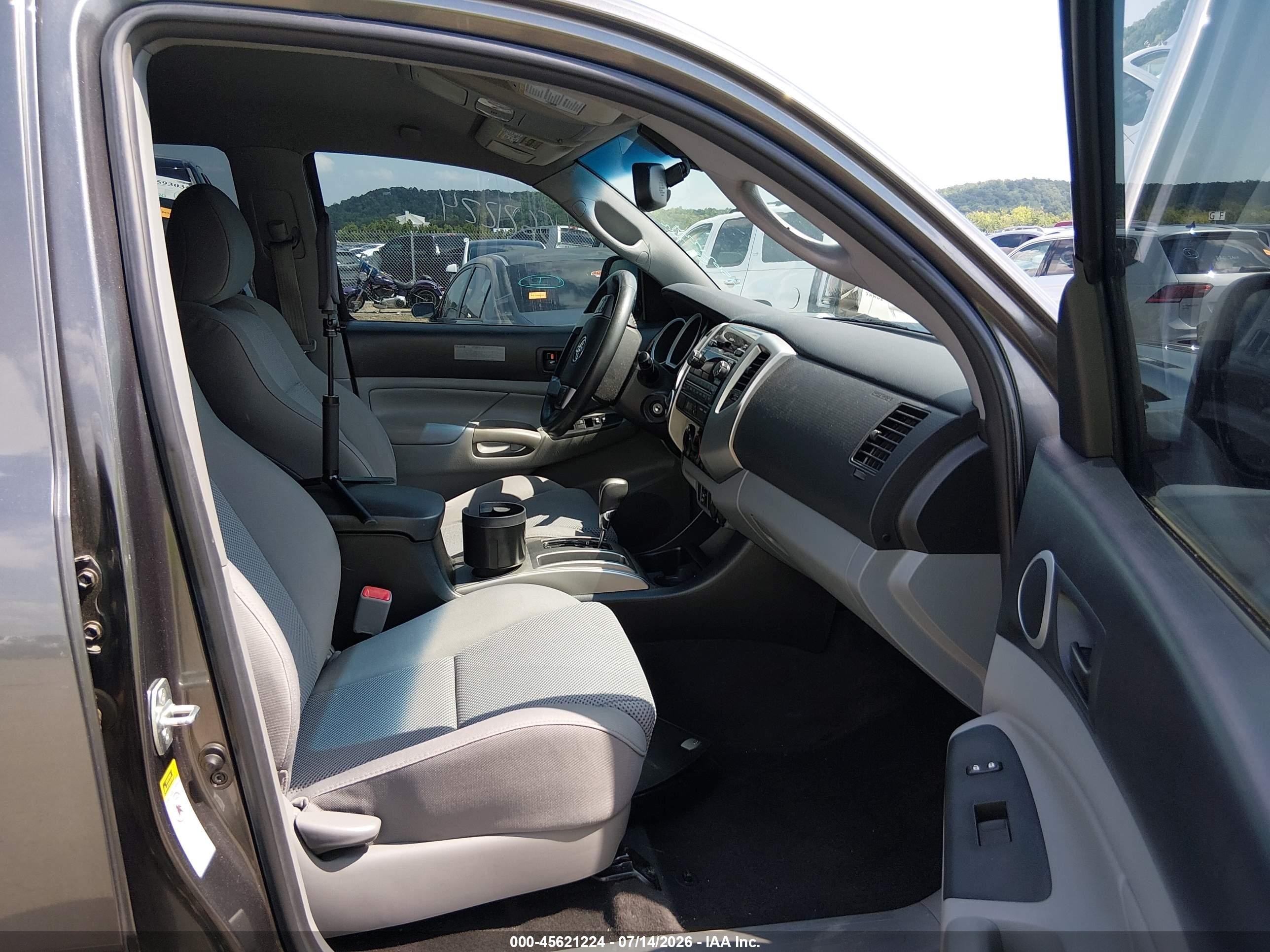 2012 Toyota Tacoma Base V6 Gray vin: 5TFLU4EN9CX026444
