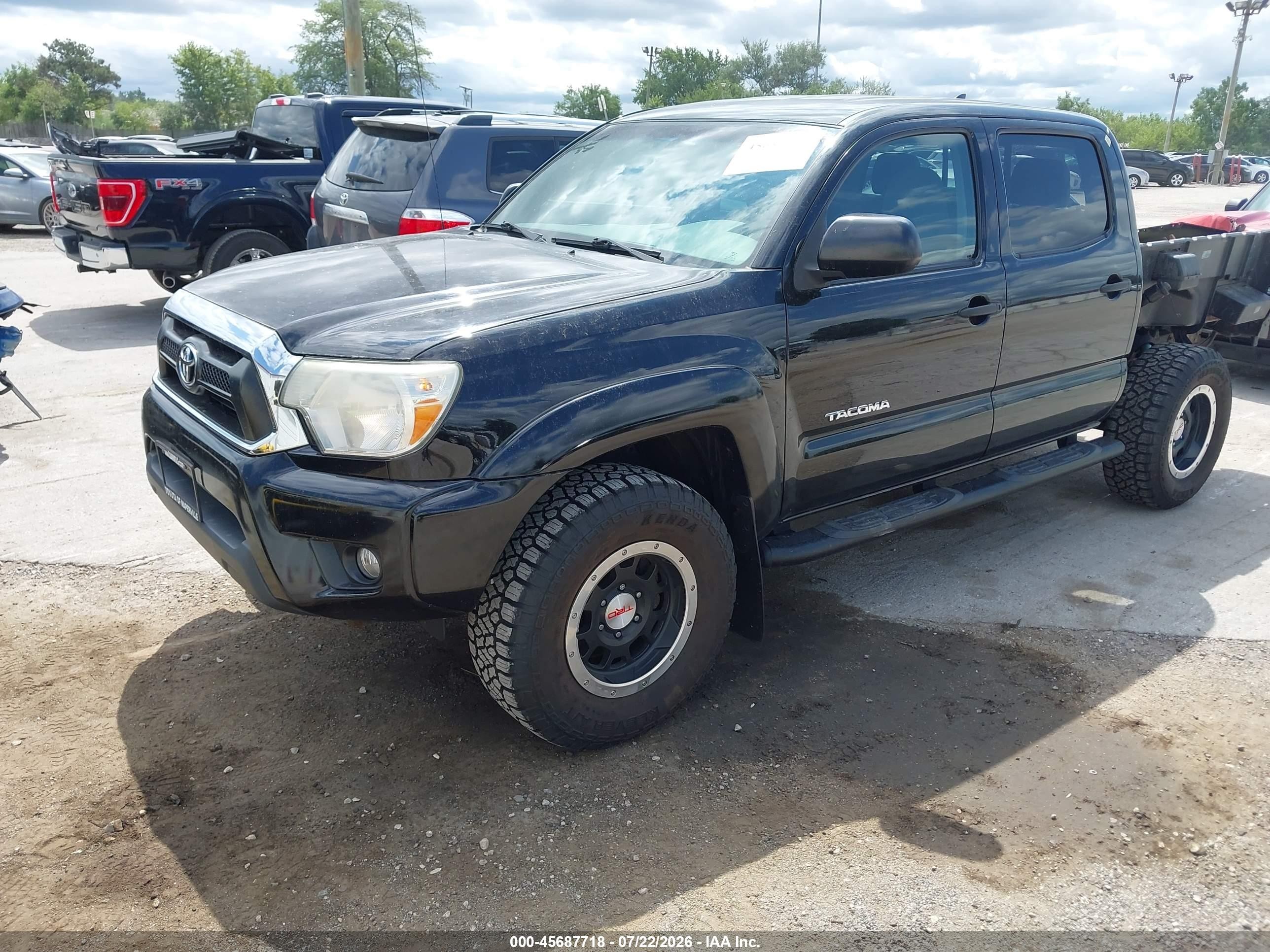 2012 Toyota Tacoma Base V6 Black vin: 5TFLU4EN9CX028758