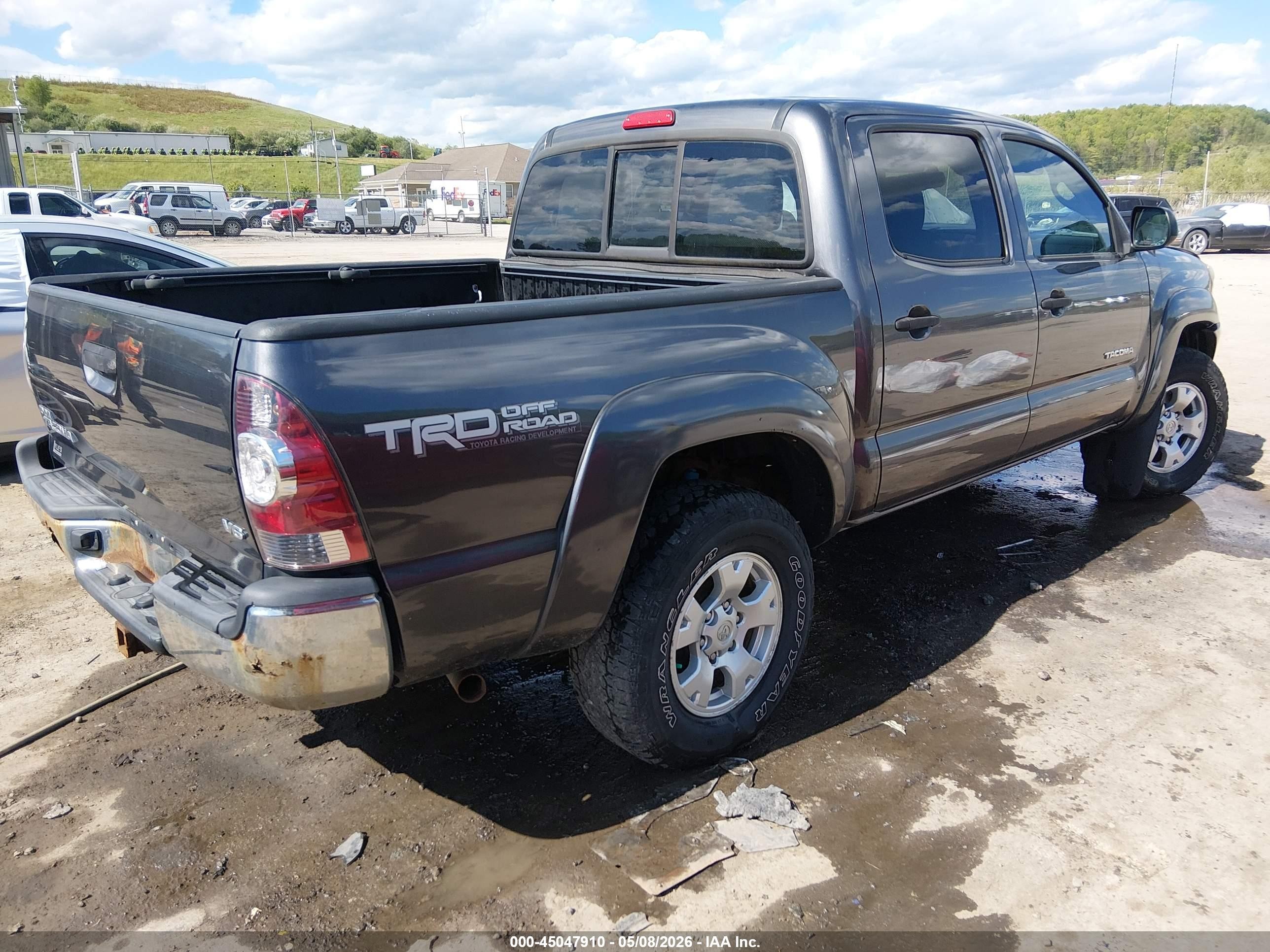 2013 Toyota Tacoma Base V6 Серый vin: 5TFLU4EN9DX049160