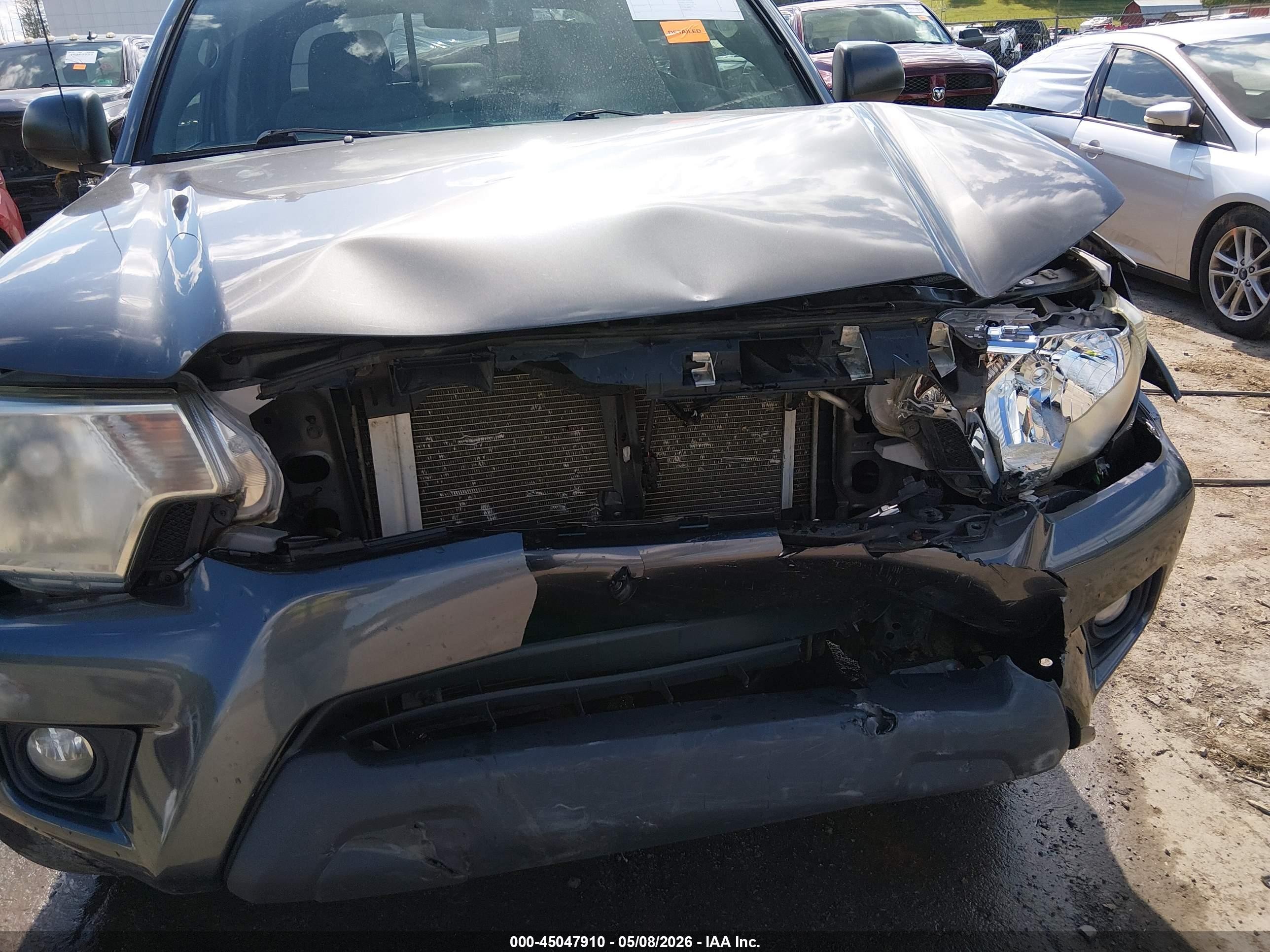 2013 Toyota Tacoma Base V6 Серый vin: 5TFLU4EN9DX049160