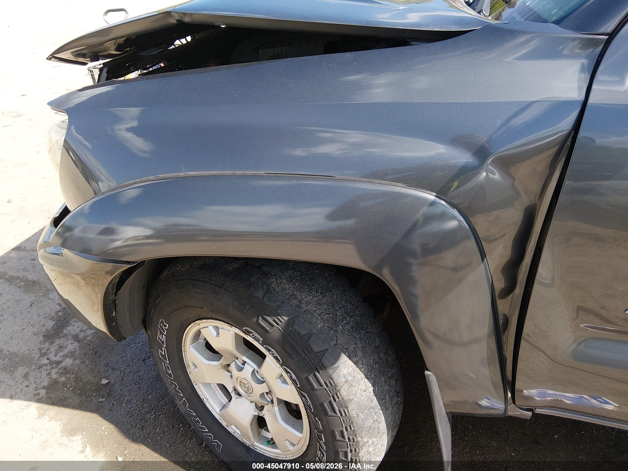 2013 Toyota Tacoma Base V6 Серый vin: 5TFLU4EN9DX049160