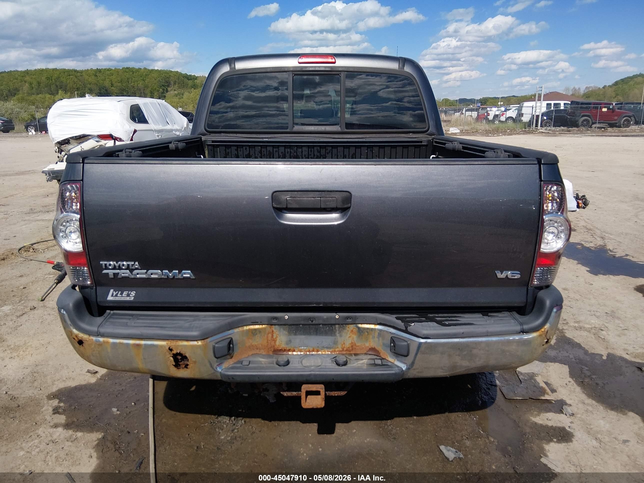 2013 Toyota Tacoma Base V6 Серый vin: 5TFLU4EN9DX049160