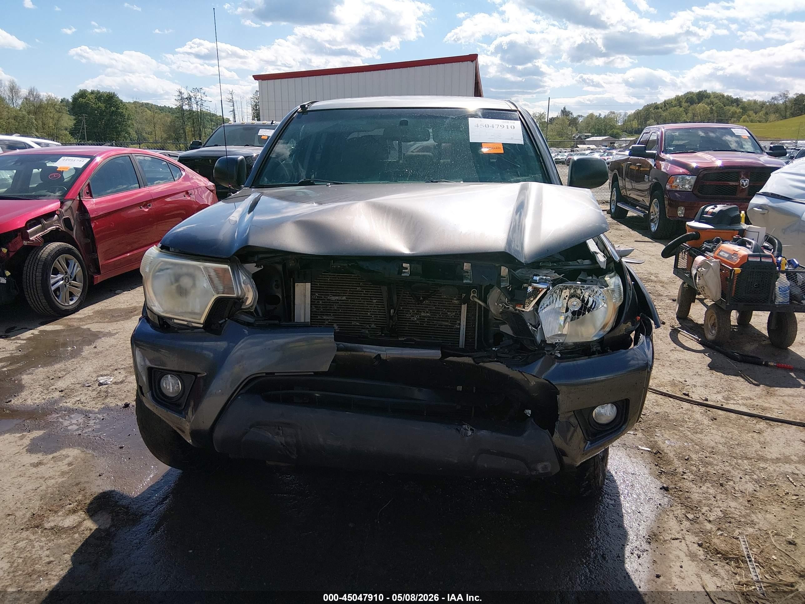 2013 Toyota Tacoma Base V6 Серый vin: 5TFLU4EN9DX049160
