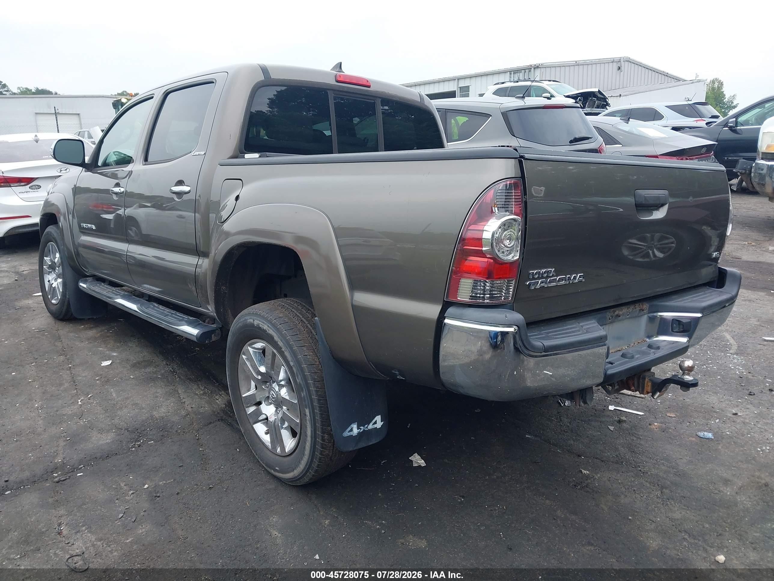 2013 Toyota Tacoma Base V6 Коричневый vin: 5TFLU4EN9DX053855