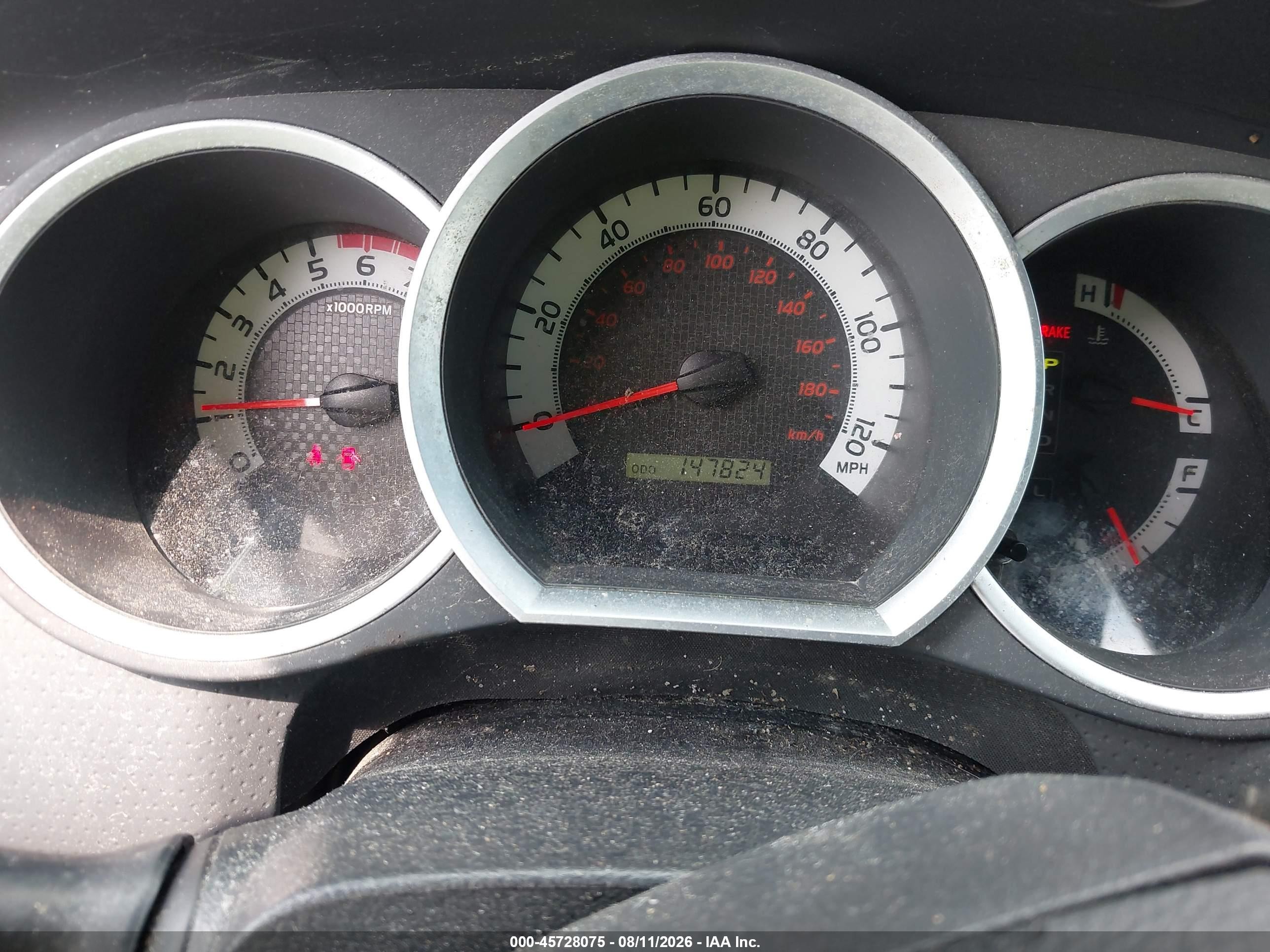 2013 Toyota Tacoma Base V6 Коричневый vin: 5TFLU4EN9DX053855