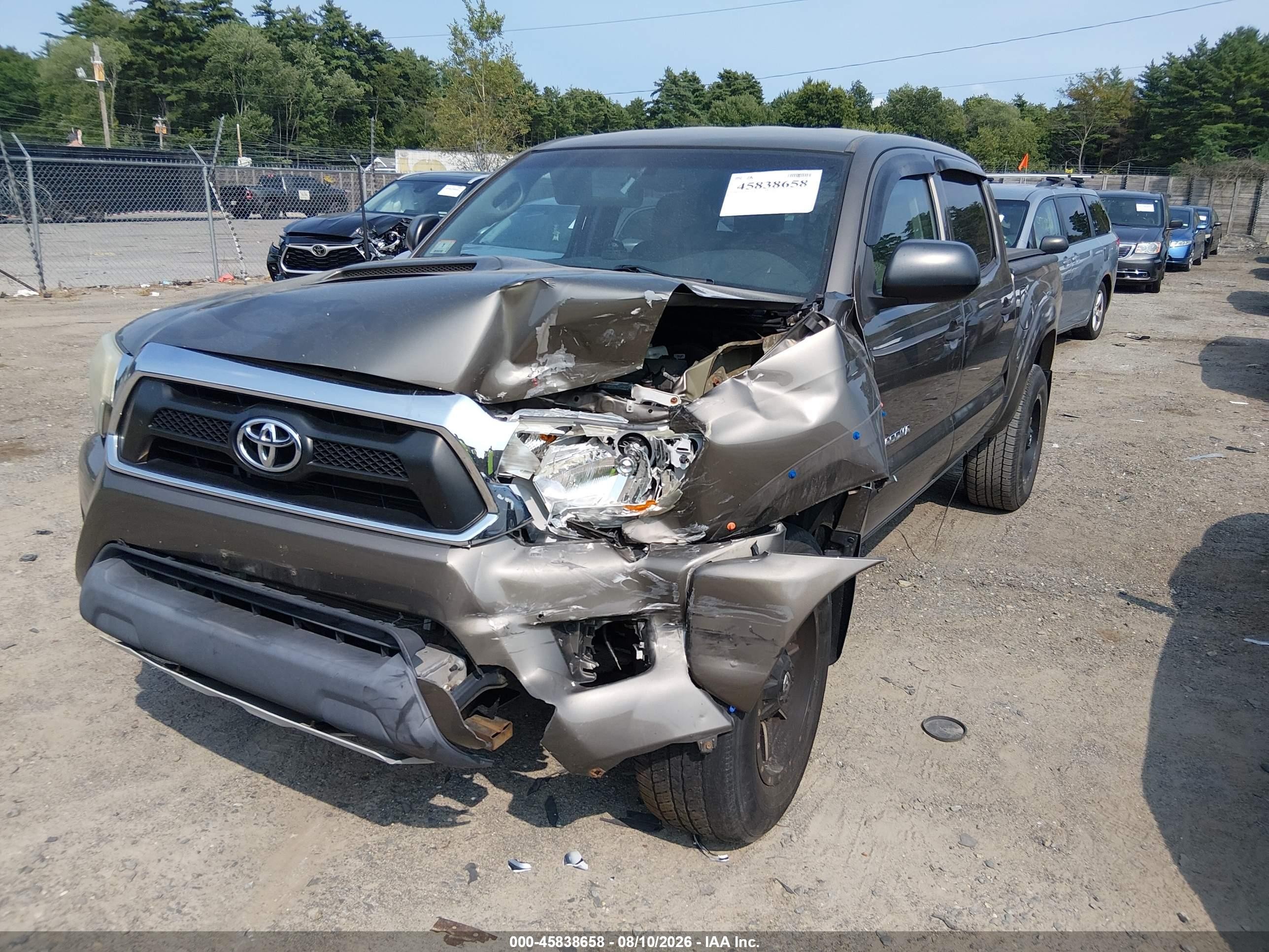 2013 Toyota Tacoma Base V6 Brown vin: 5TFLU4EN9DX083311