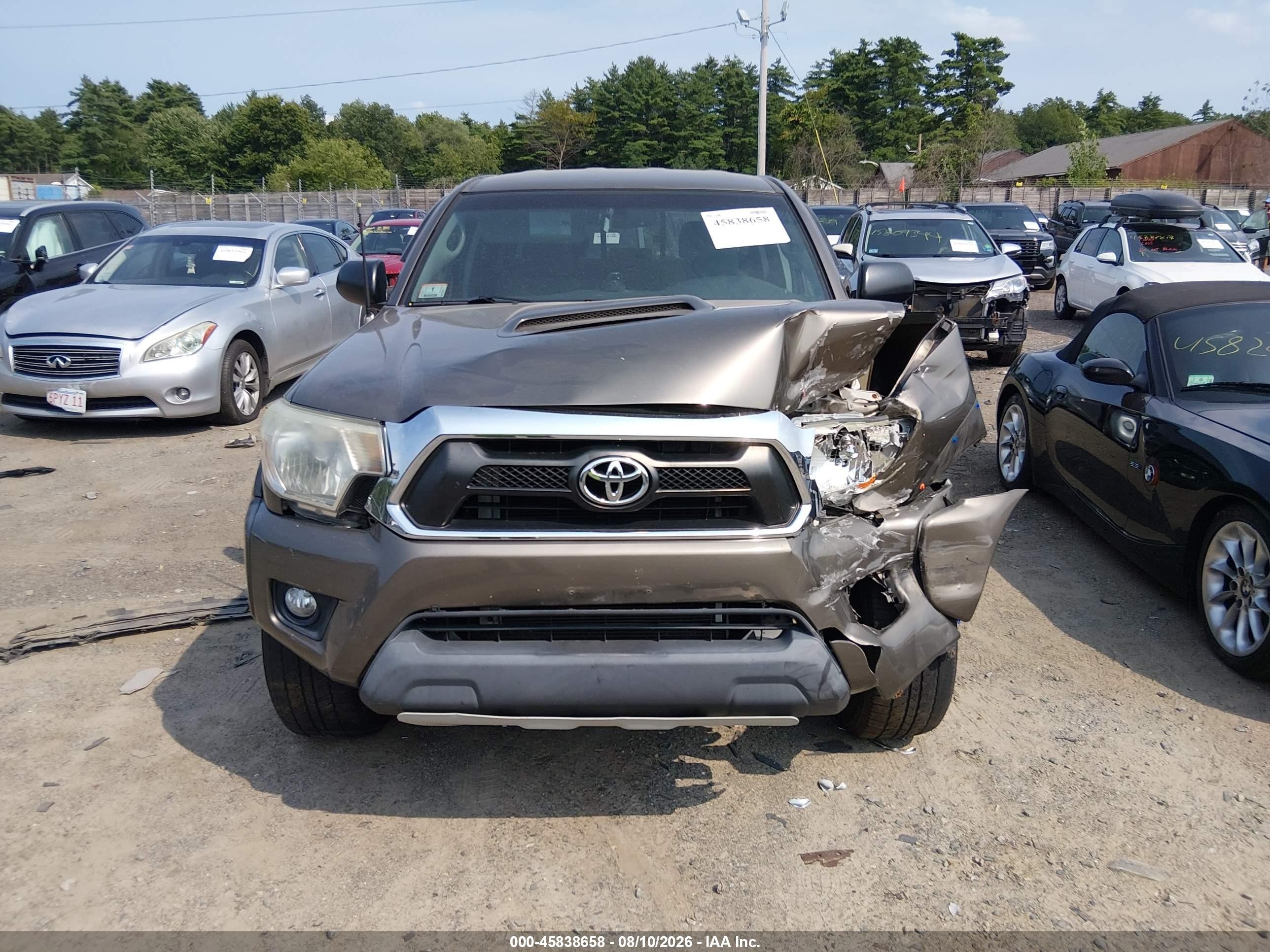 2013 Toyota Tacoma Base V6 Brown vin: 5TFLU4EN9DX083311