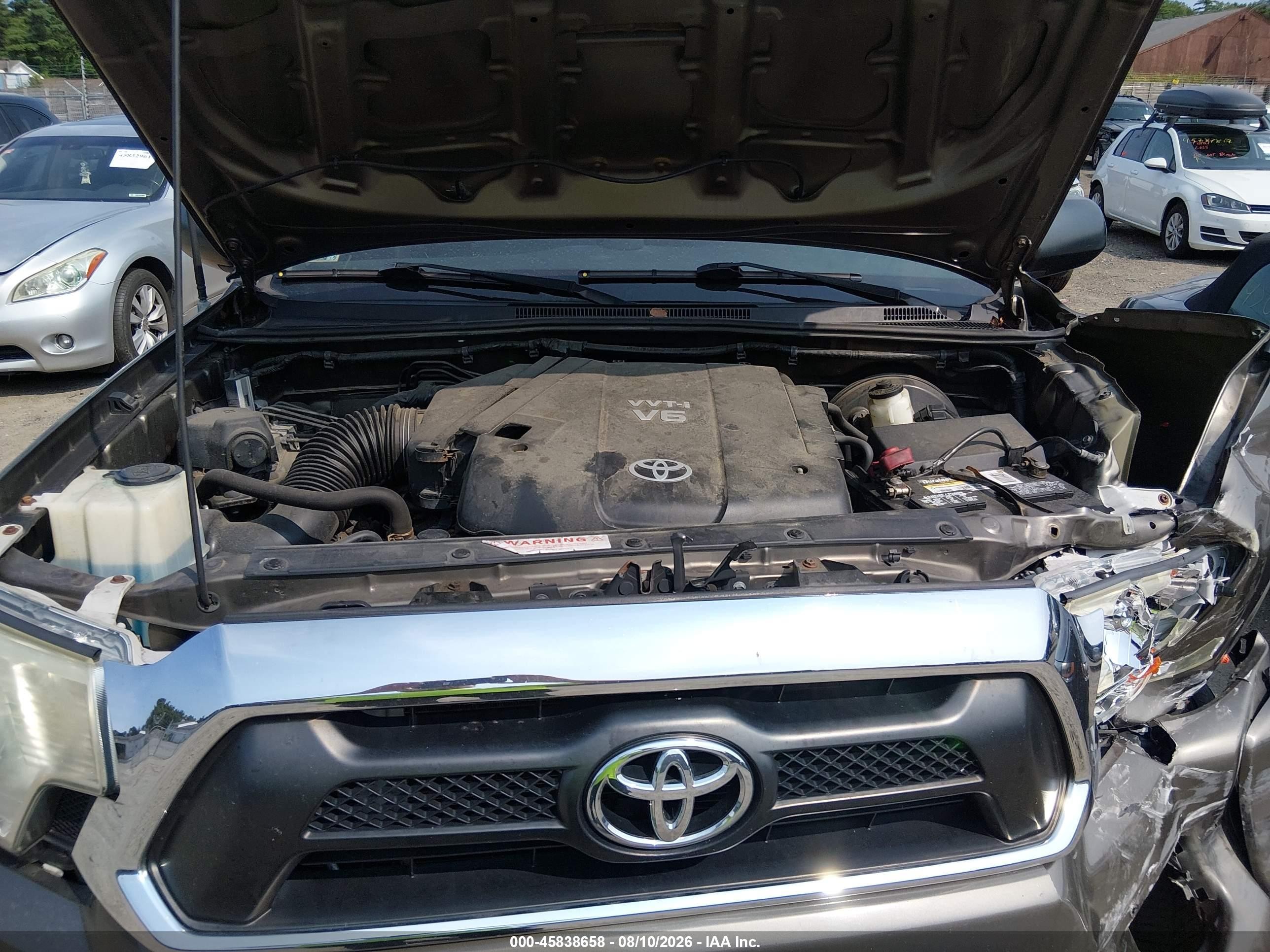 2013 Toyota Tacoma Base V6 Brown vin: 5TFLU4EN9DX083311