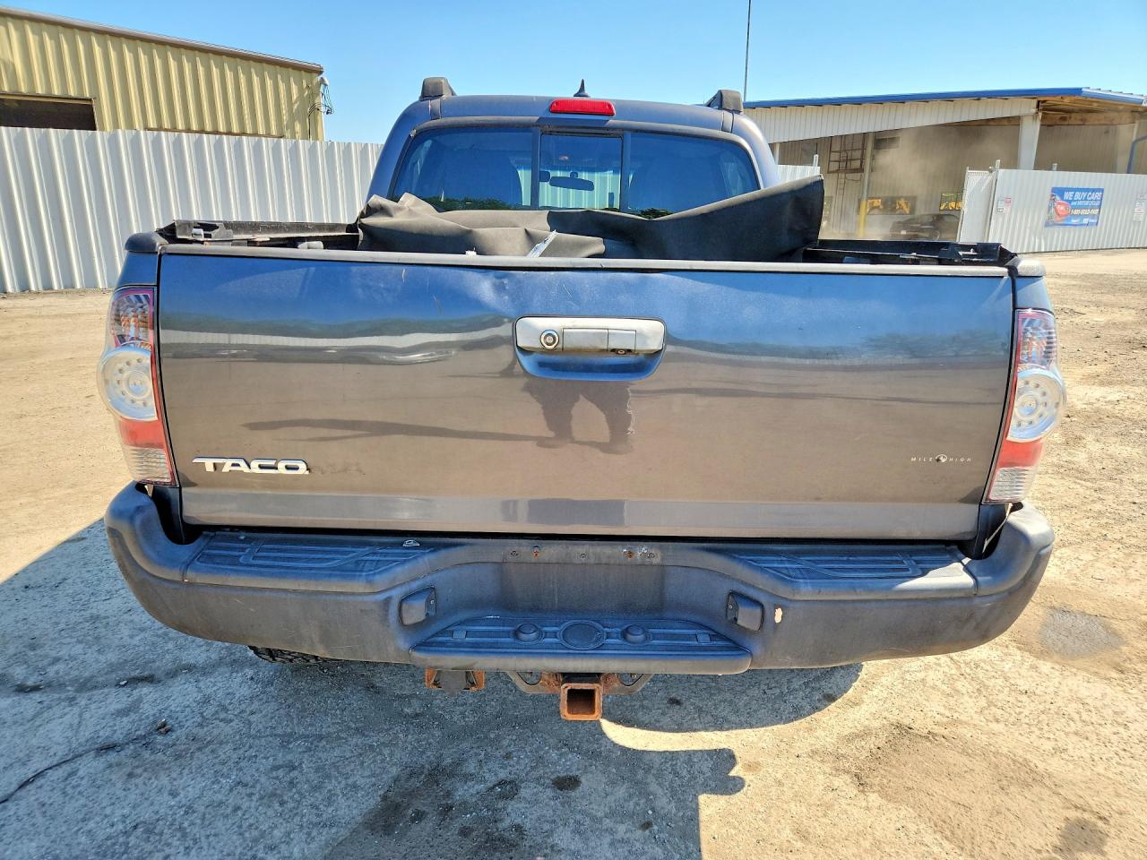 2014 Toyota Tacoma Double Cab Gray vin: 5TFLU4EN9EX089580