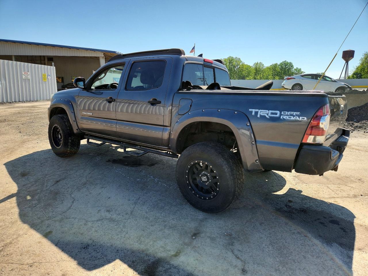 2014 Toyota Tacoma Double Cab Gray vin: 5TFLU4EN9EX089580