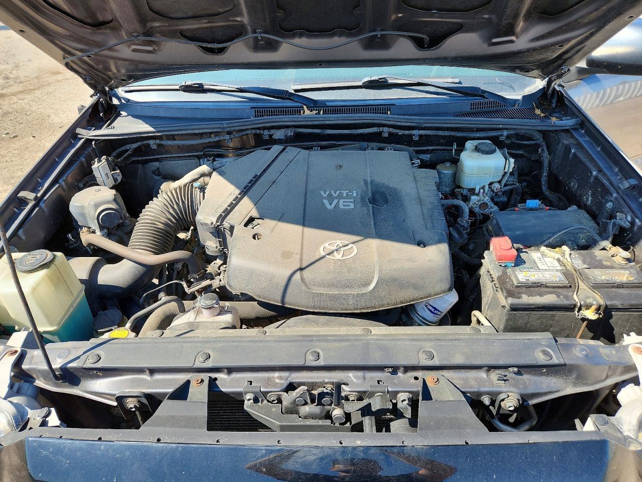 2014 Toyota Tacoma Double Cab Gray vin: 5TFLU4EN9EX089580