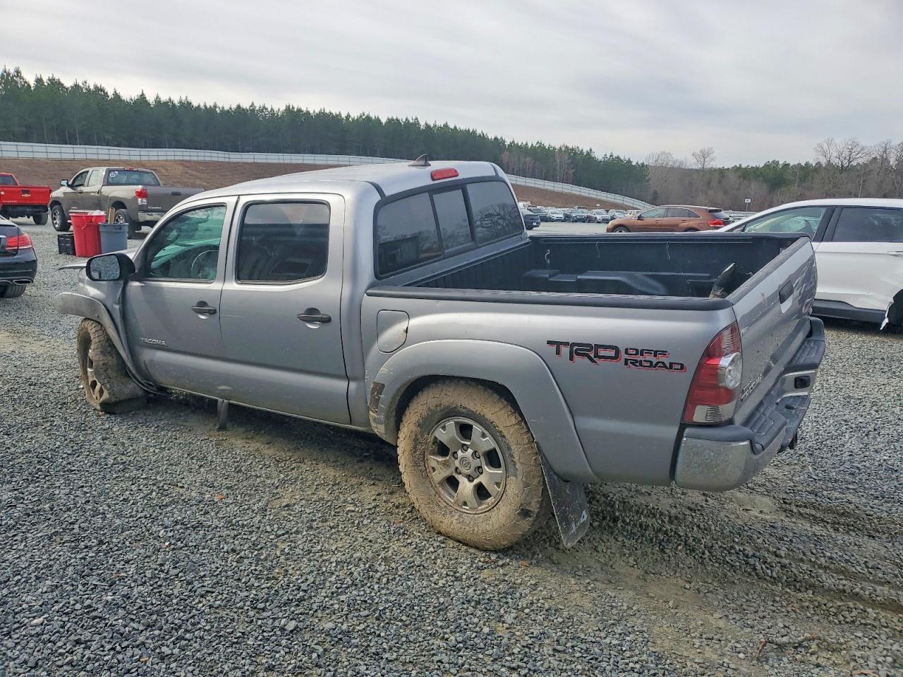 2014 Toyota Tacoma V6 Silver vin: 5TFLU4EN9EX092530