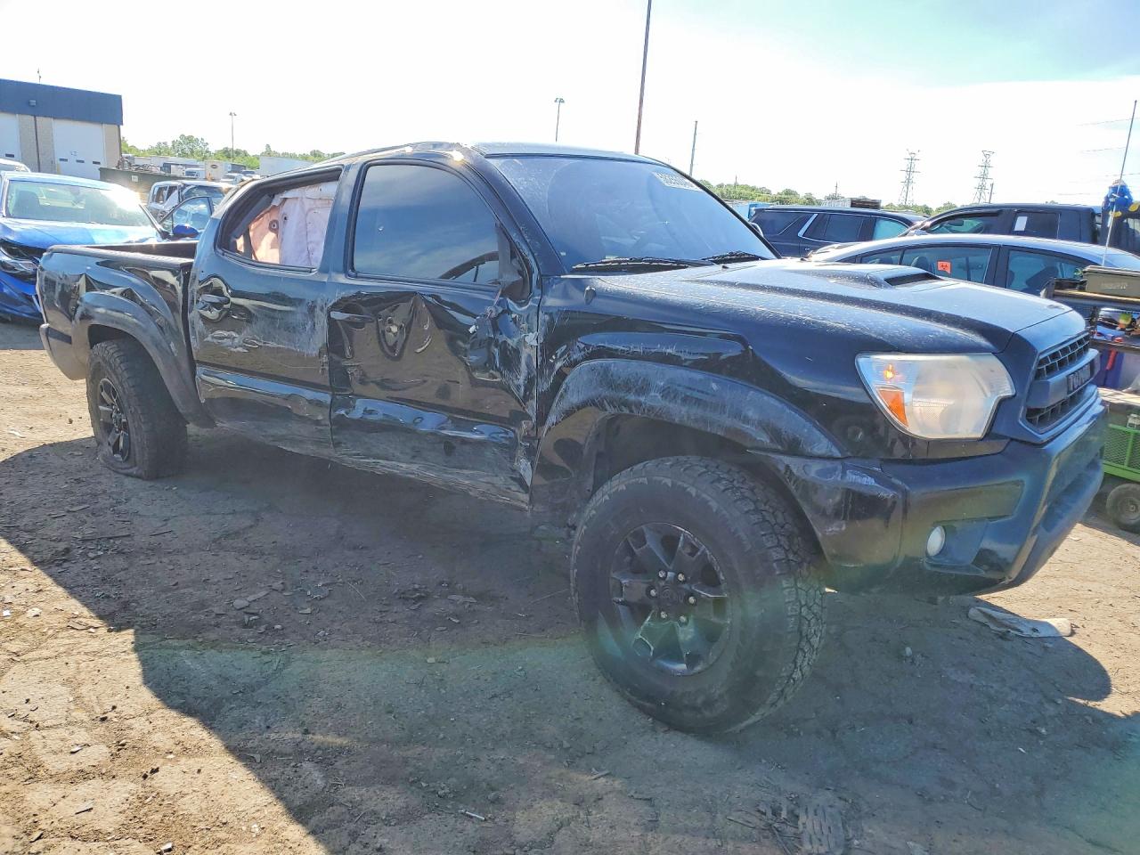 2015 Toyota Tacoma V6 Black vin: 5TFLU4EN9FX139833