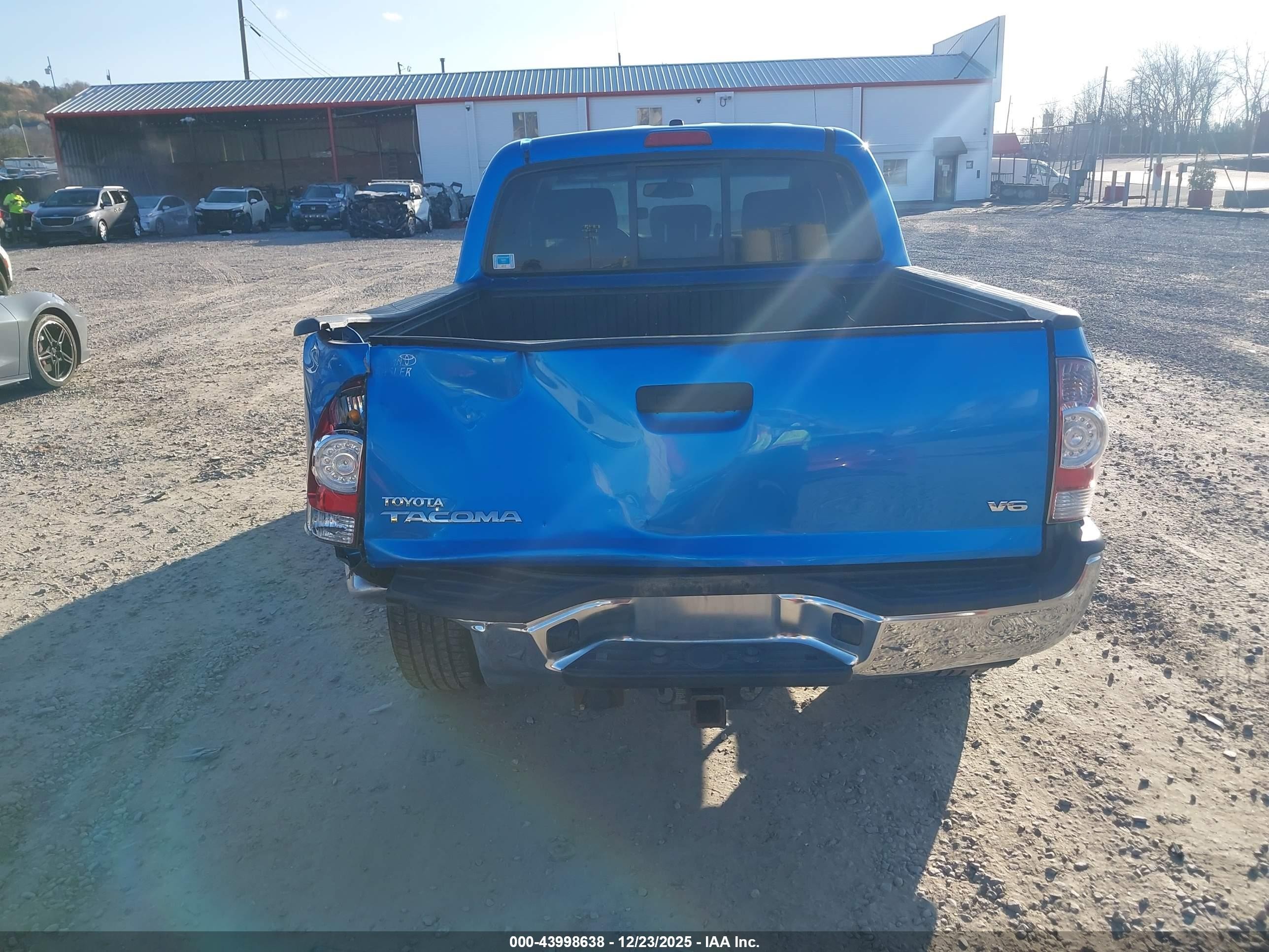 2011 Toyota Tacoma Base V6 Blue vin: 5TFLU4ENXBX014267